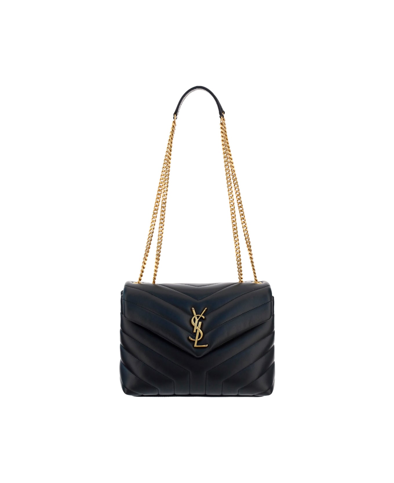 Saint Laurent Loulou Shoulder Bag - Black