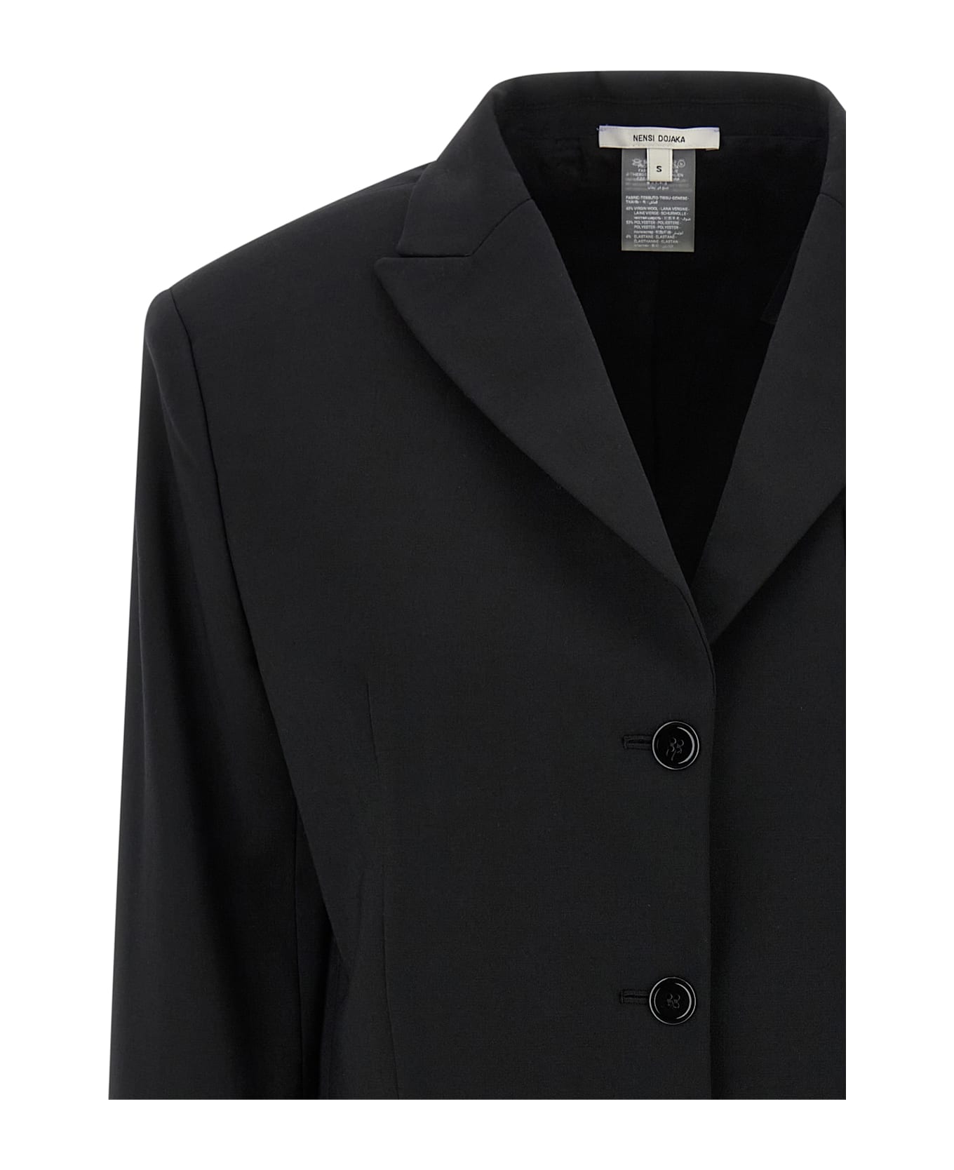 Nensi Dojaka Belt Blazer - Black  