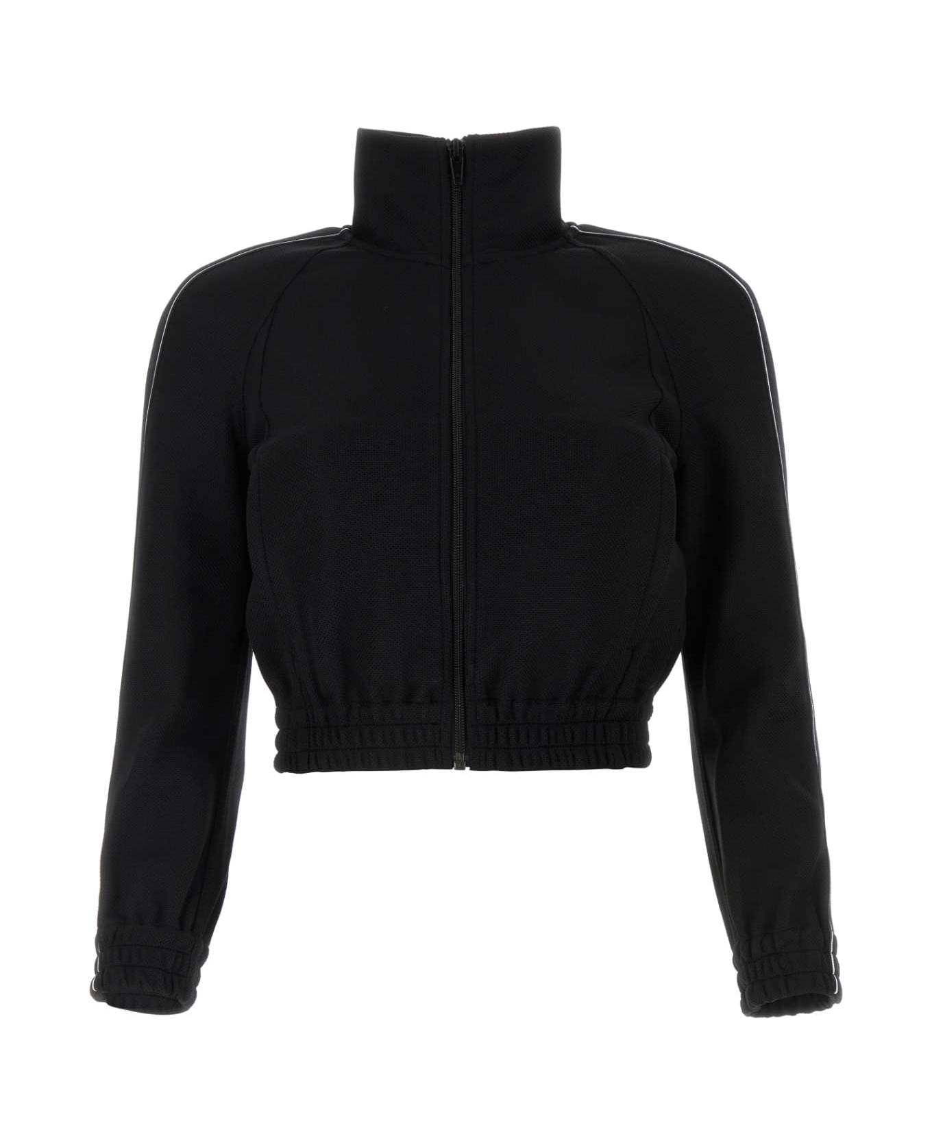 T by Alexander Wang Black Polyester Sweatshirt - BLACK