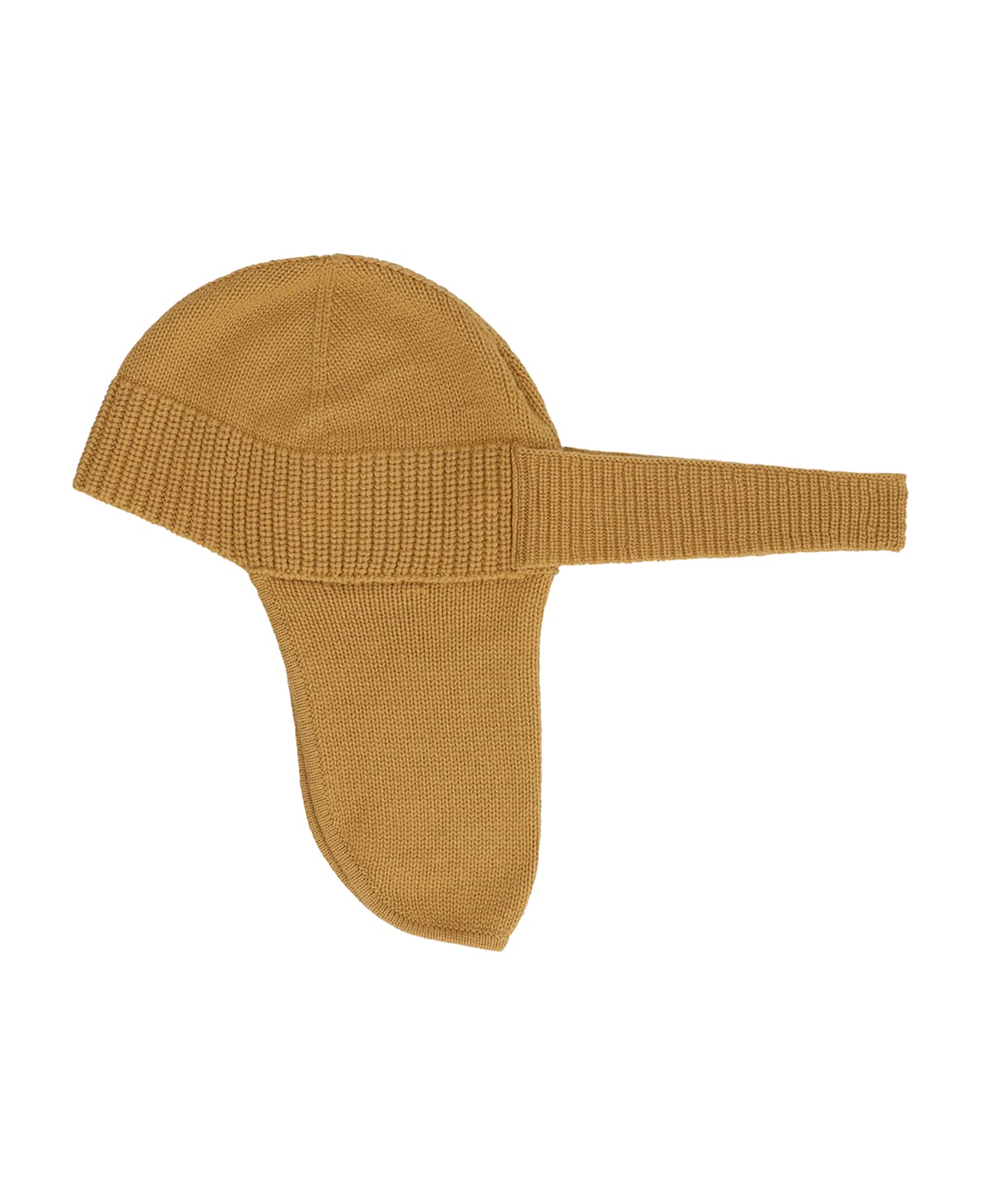 Zegna Knitted Beanie - Ocher