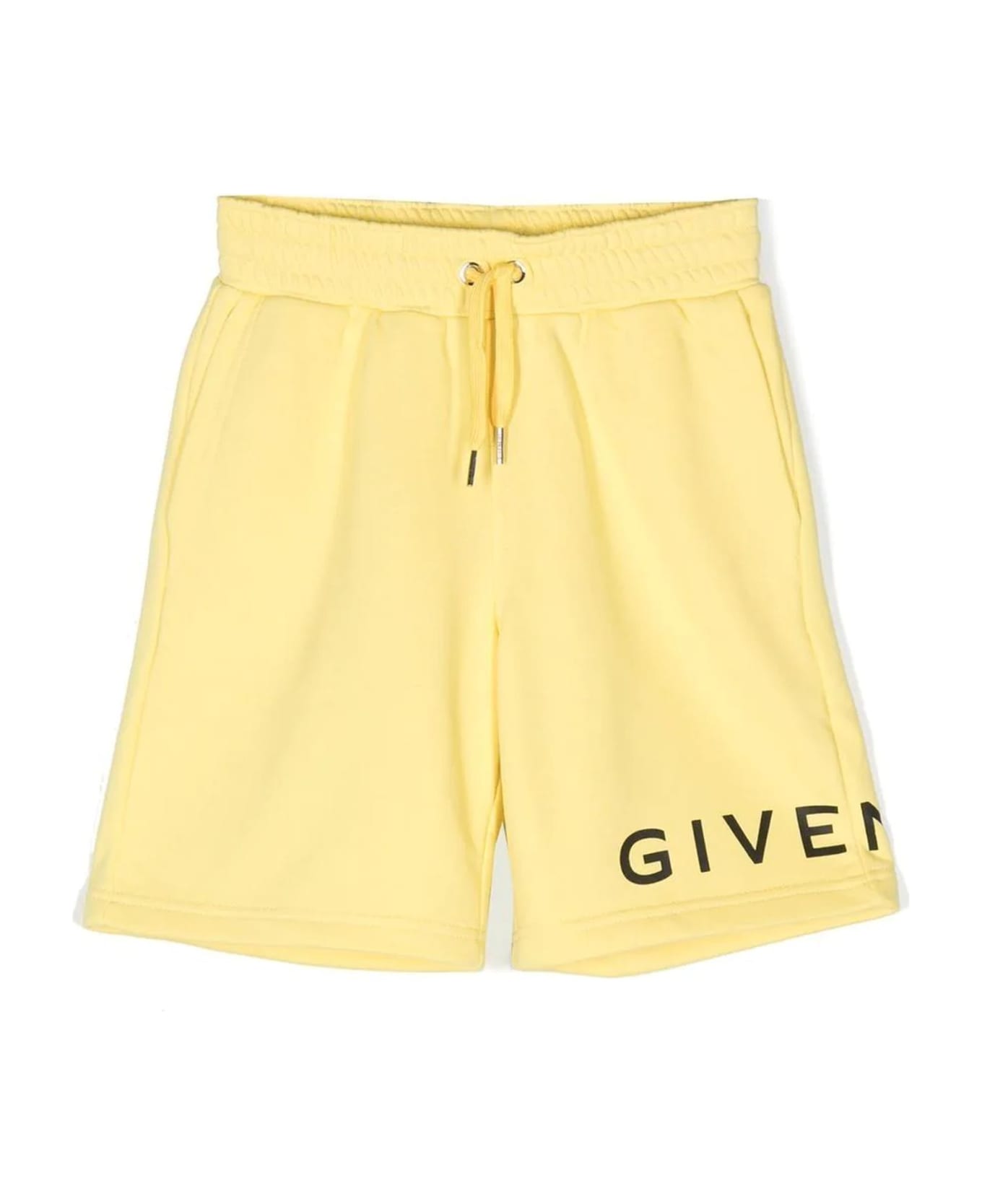 Givenchy Yellow Cotton Shorts - Giallo