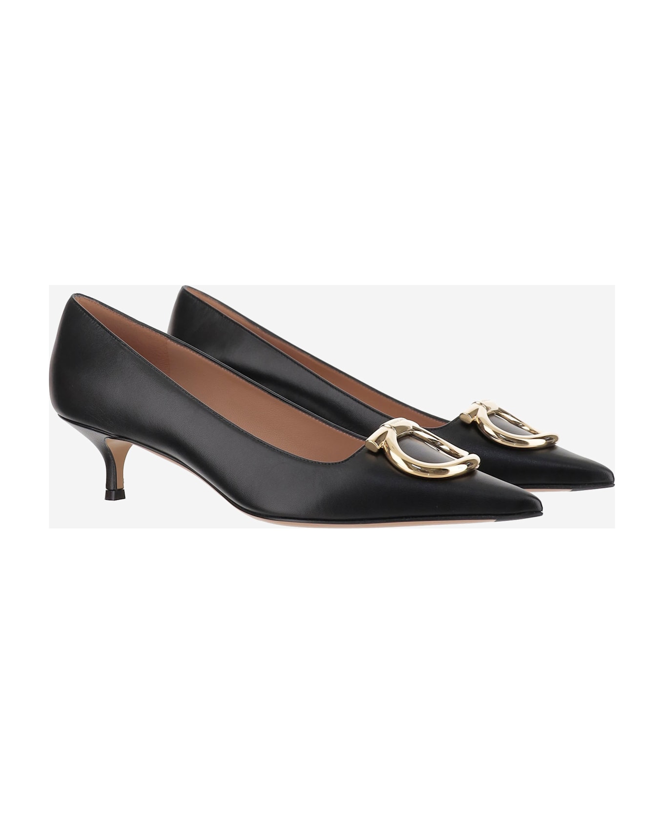 Ferragamo Gancini Maxi Pumps - Black