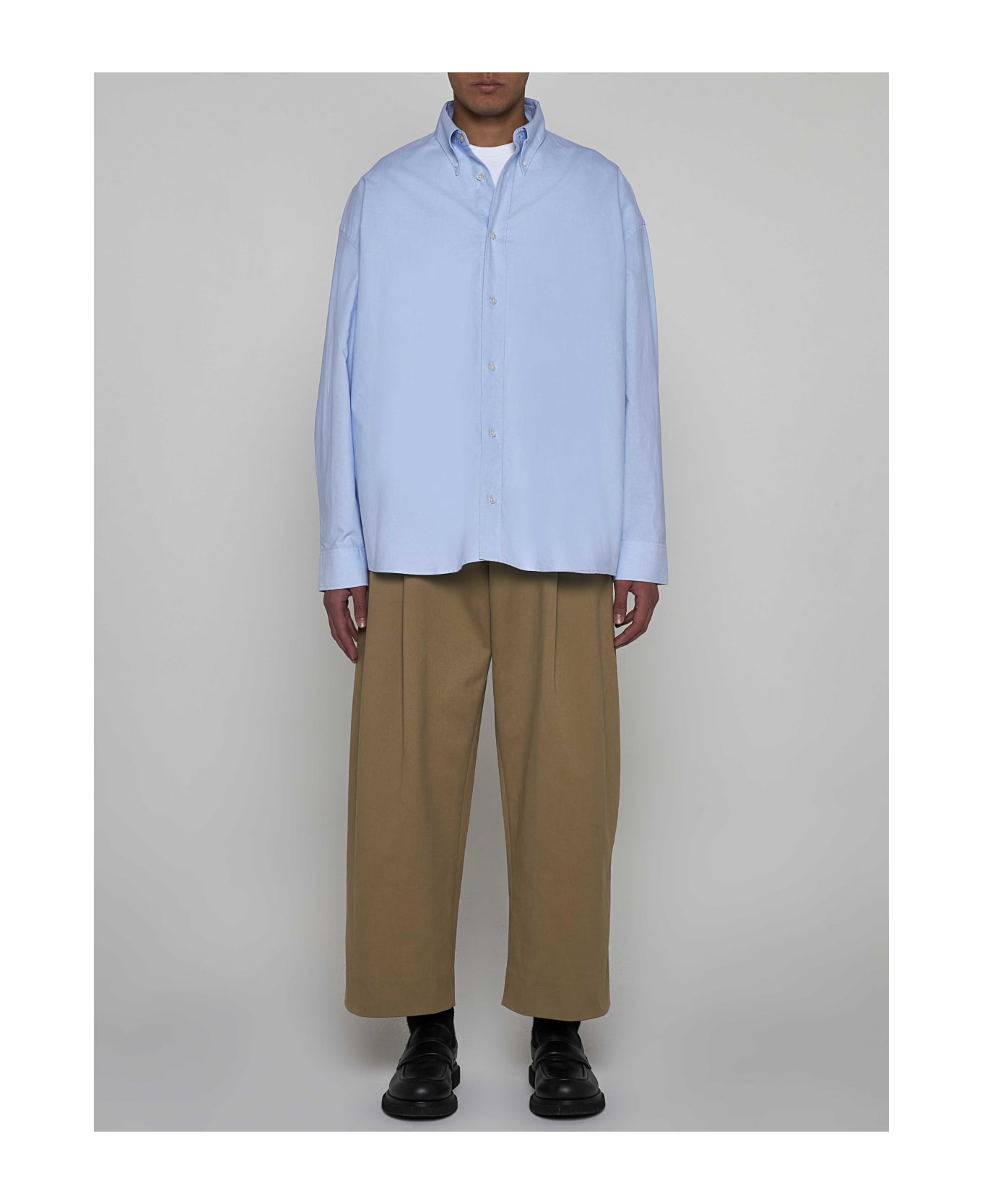 Studio Nicholson Ruskin Cotton Shirt - LIGHT BLUE シャツ