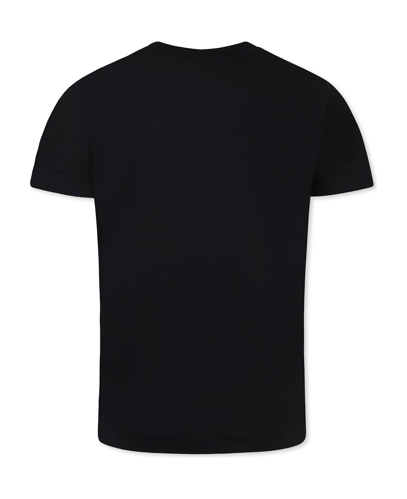Dsquared2 Black T-shirt For Boy With Logo - Black