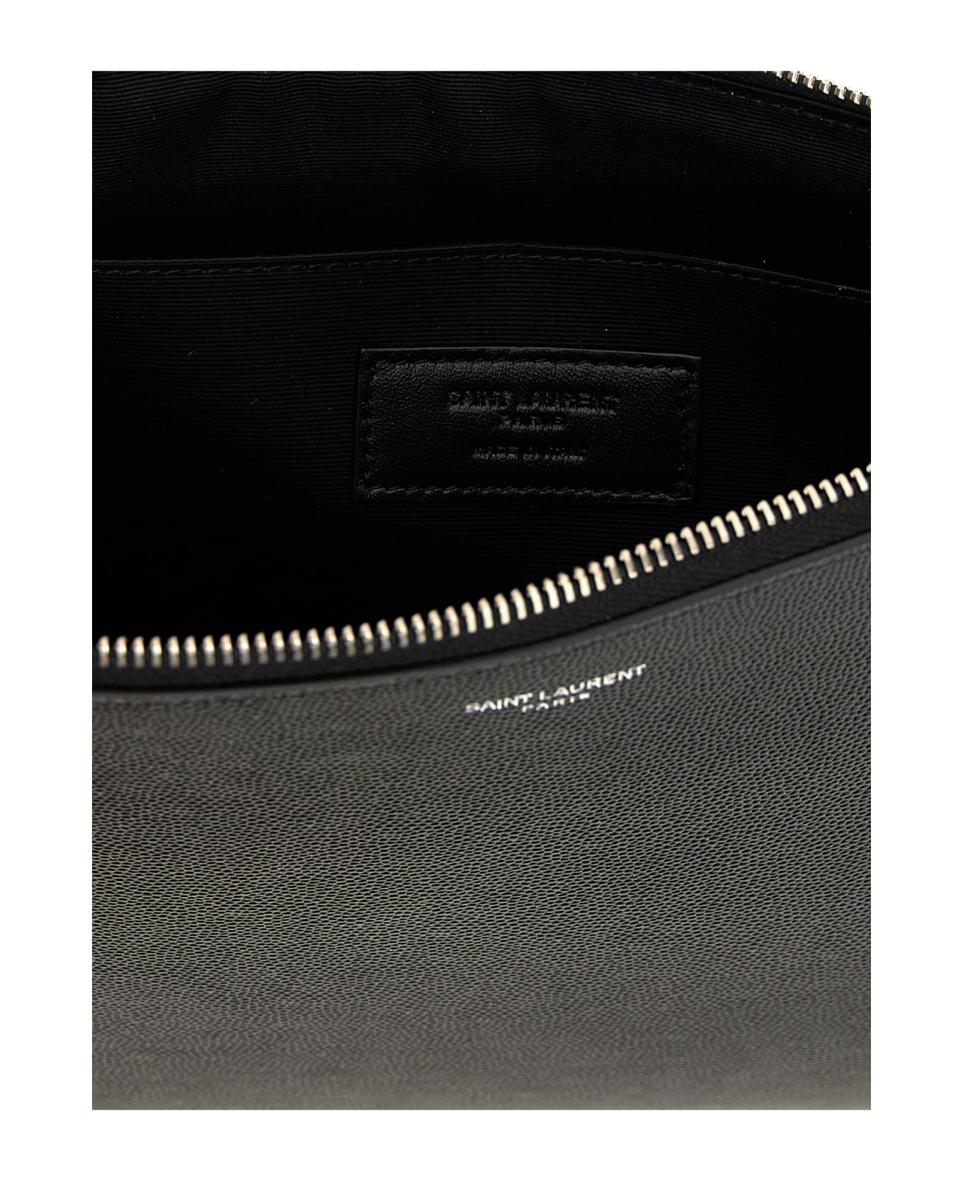 Saint Laurent Logo I-pad Holder - Black  