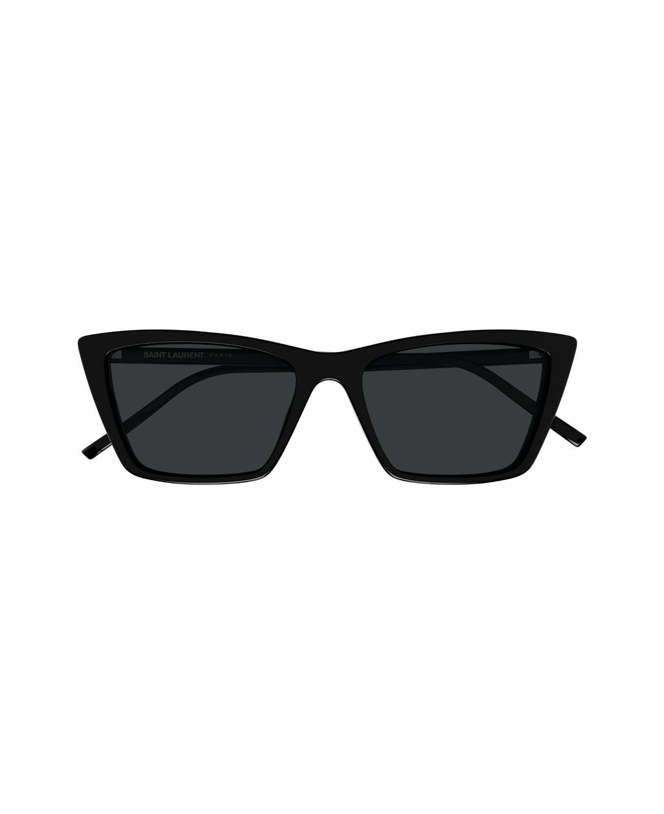 Saint Laurent Eyewear Saint Laurent Sl 737 Mica Thin Linea Sl Logo 001 Black Black Sunglasses - Nero