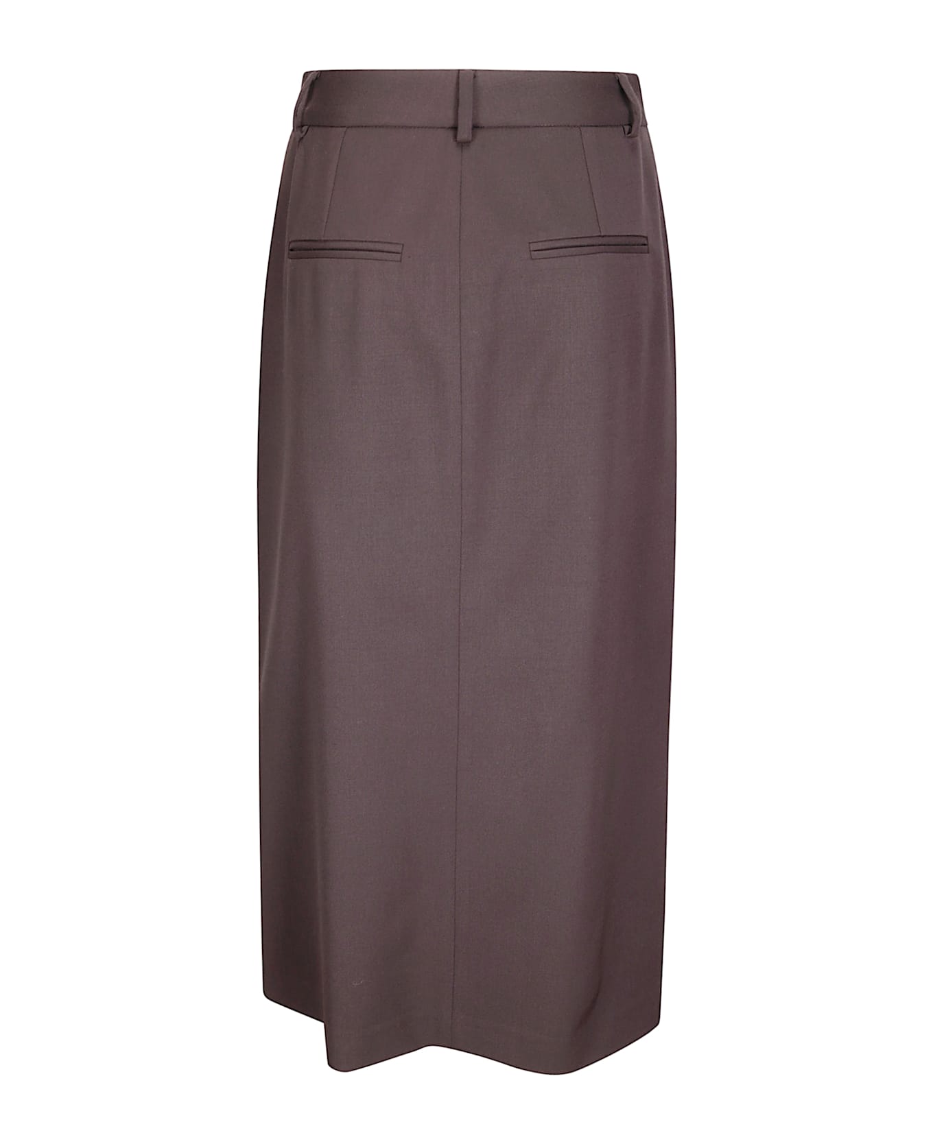 Alberto Biani Midi Skirt - BROWN