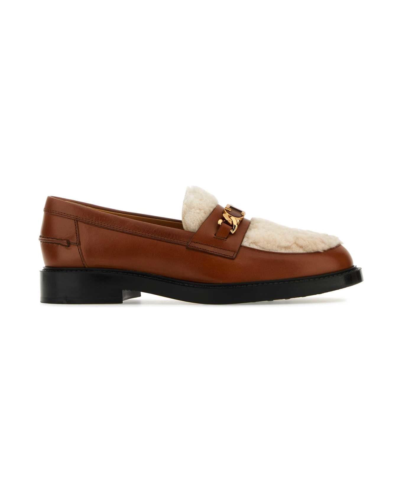 Tod's Brown Leather Loafers - CUOIOSCURO