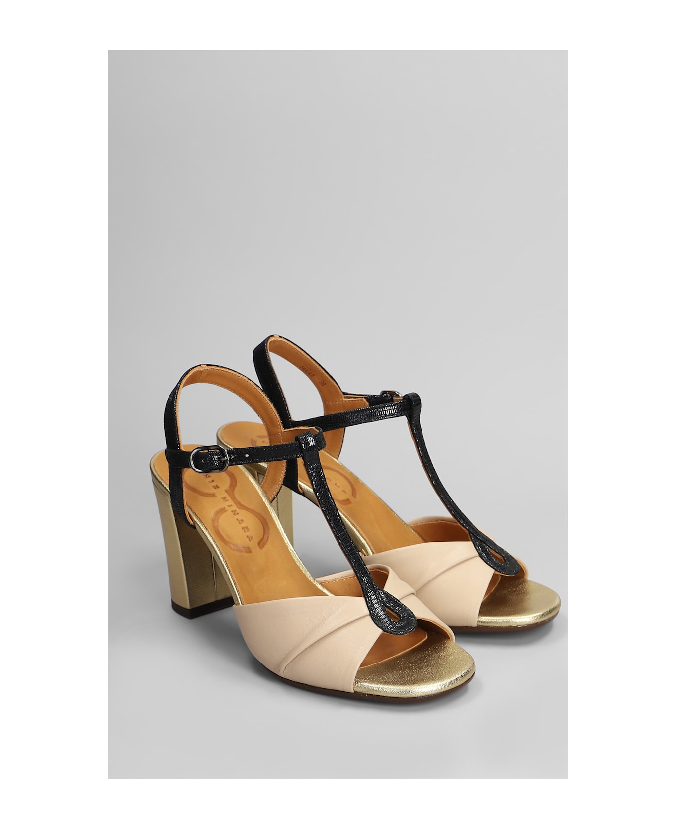 Chie Mihara Biagio 46 Sandals In Taupe Leather - taupe
