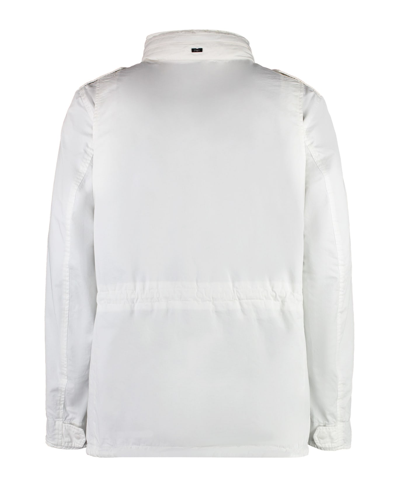 Herno Field Button-front Cotton Jacket - White
