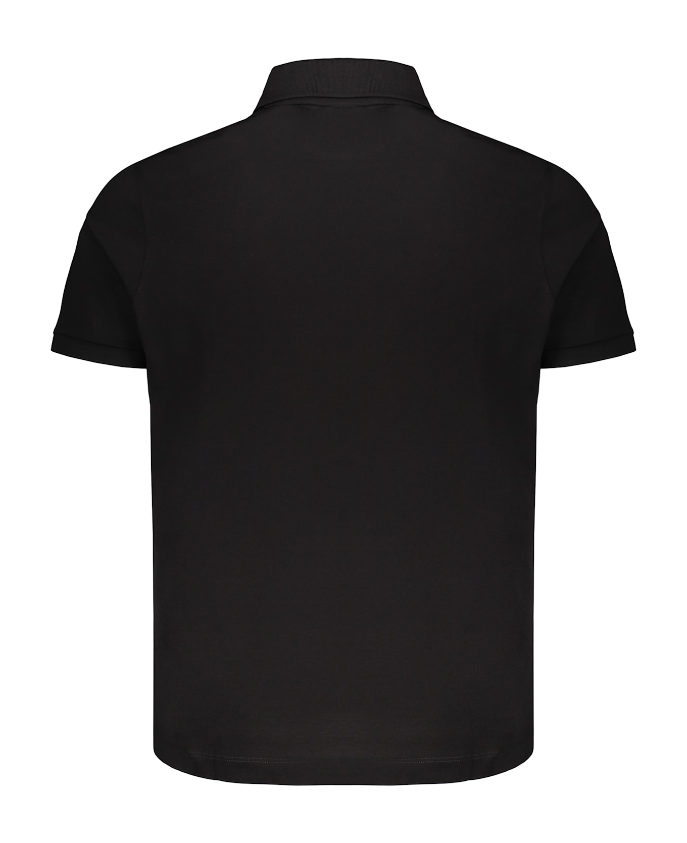 Paul&Shark Short Sleeve Cotton Polo Shirt - black