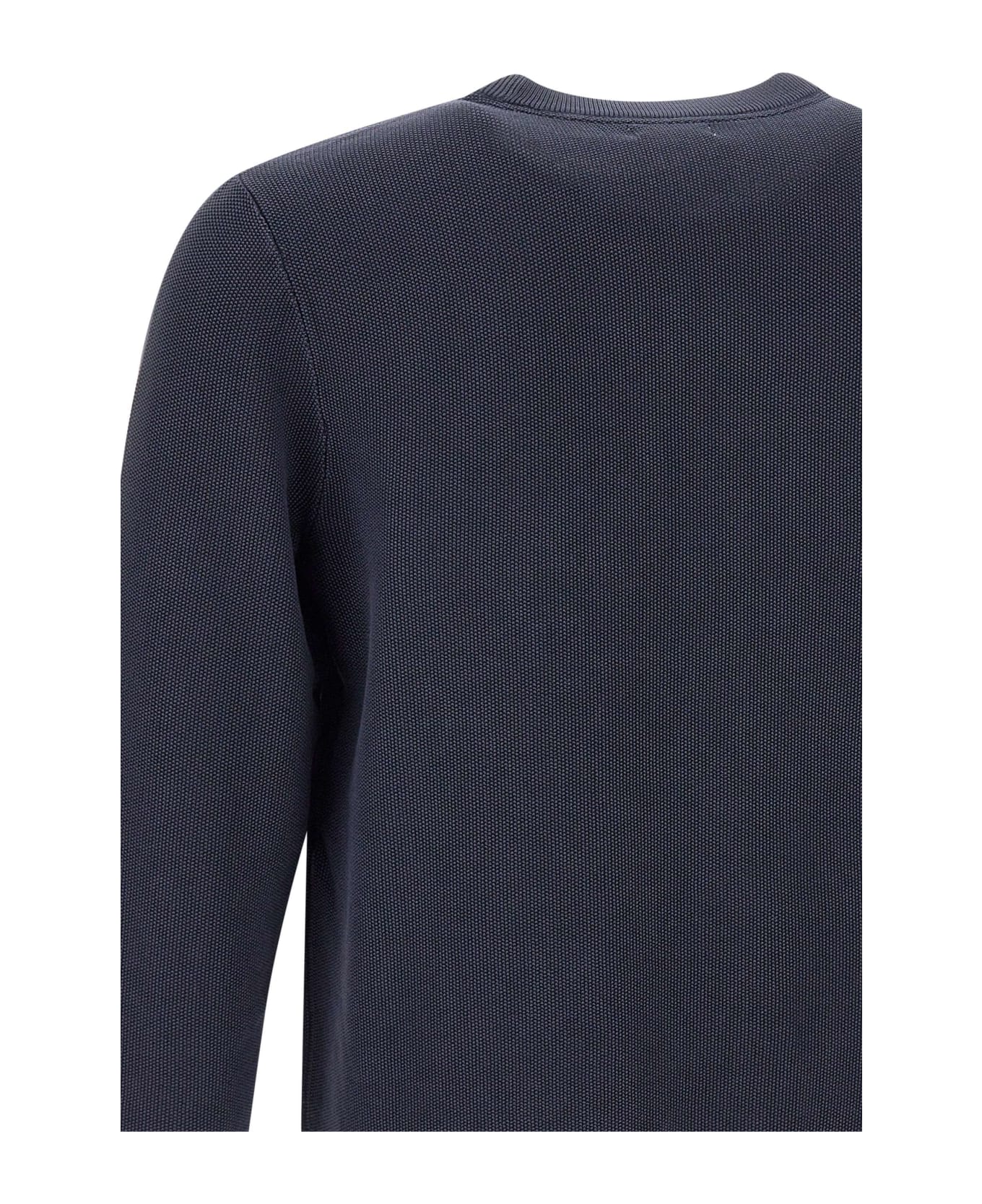 Sun 68 'round Vintage' Cotton Sweater Sweater - NAVY BLUE ニットウェア