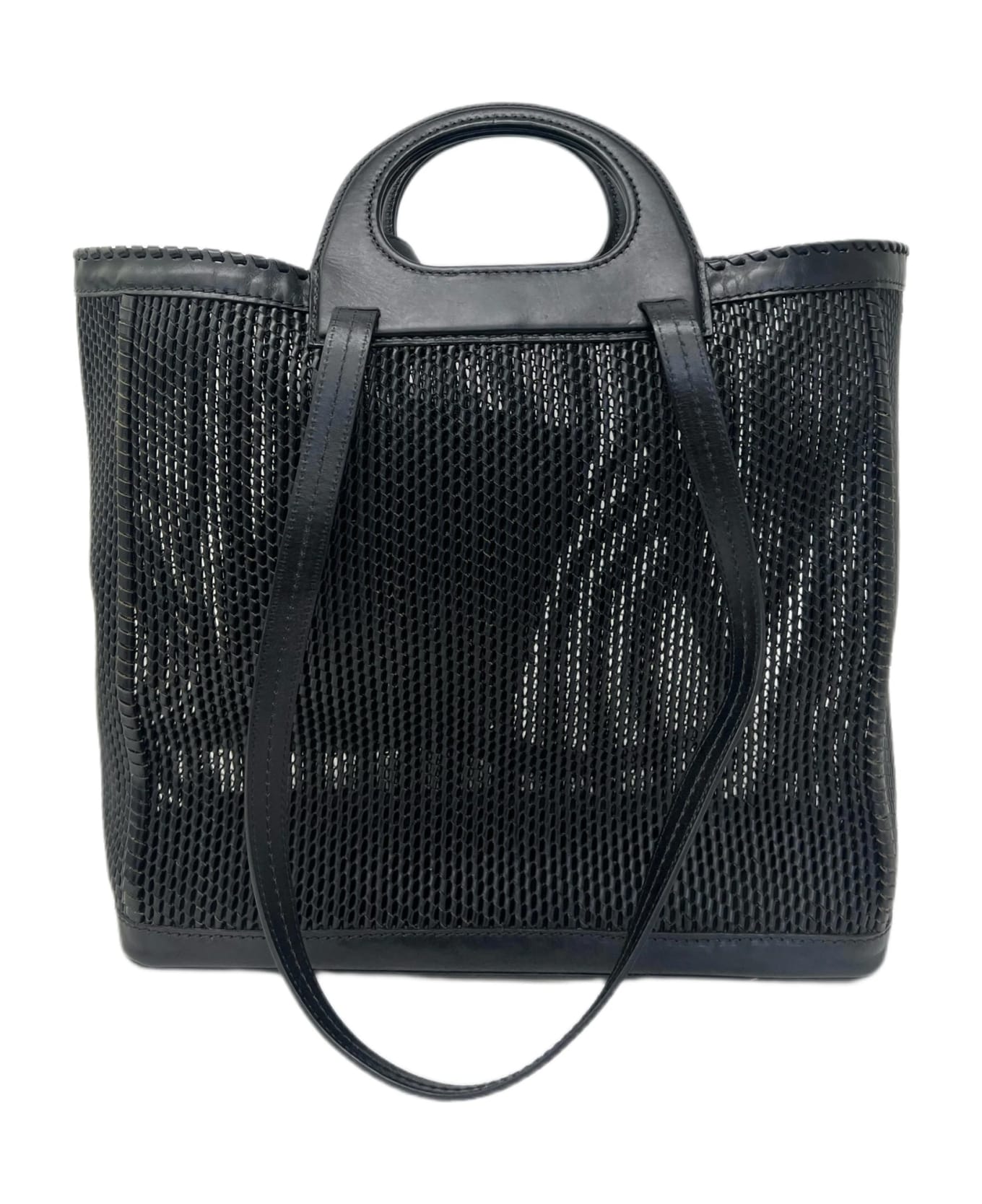 Max Mara Accessori Queen Leather Bag - Black