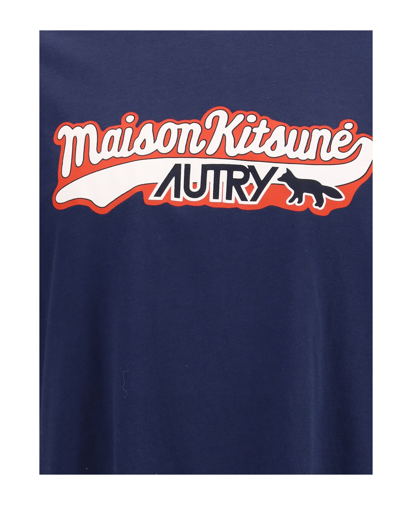 Autry Cotton T-shirt By Autry X Maison Kitsuné