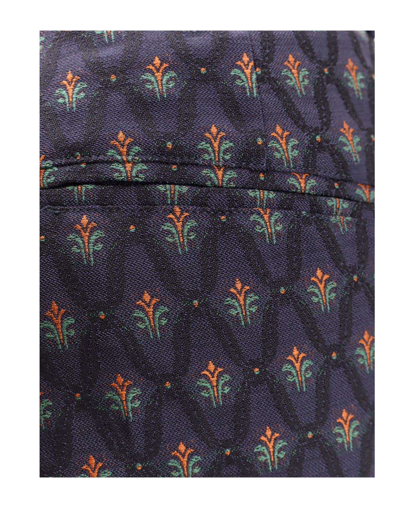 パンツ ETRO Embroidered Wool Blend Pant Etro Embroidered Wool Blend Pant | italist