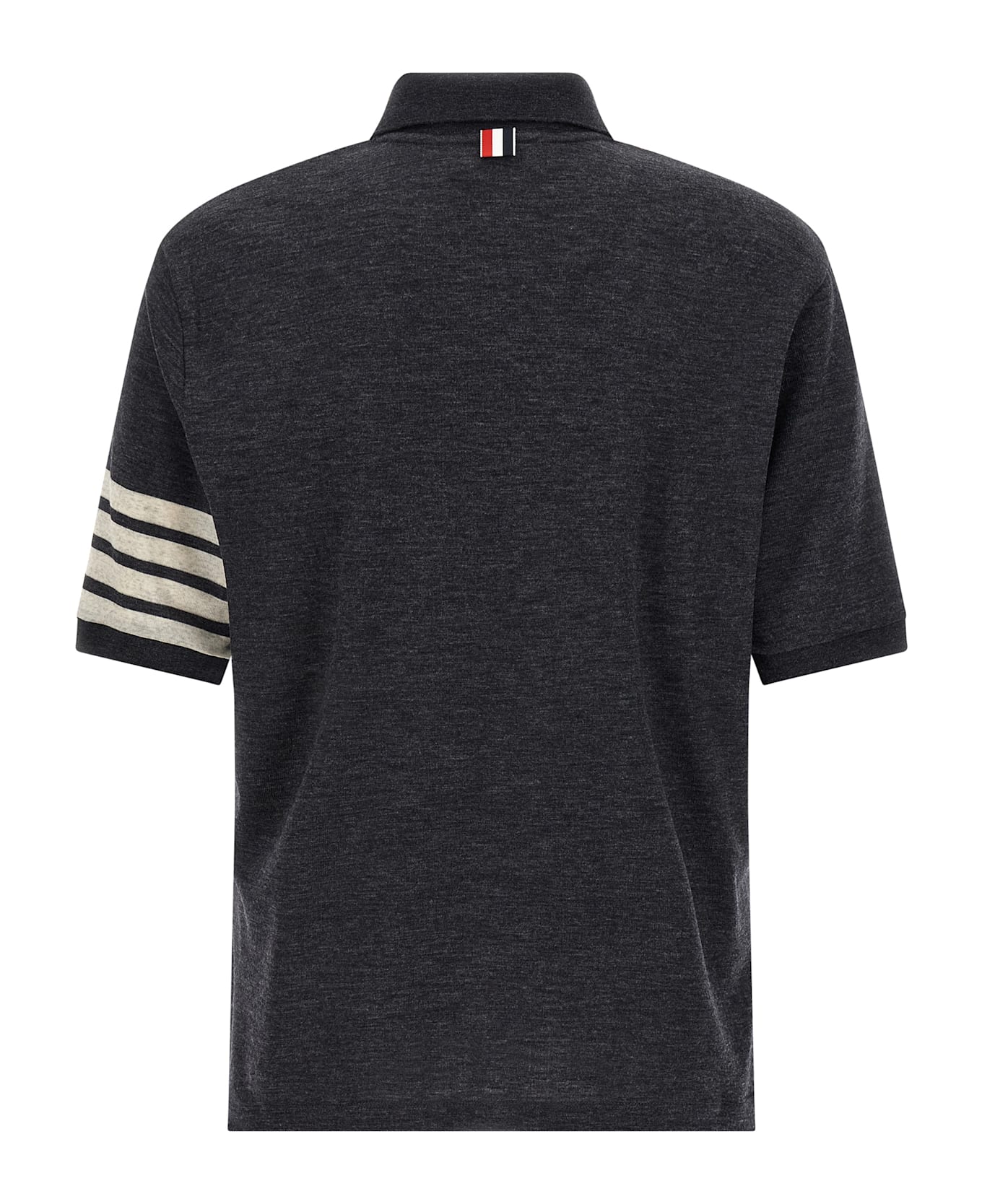 Thom Browne 
4bar
 Polo Shirt - CHARCOAL