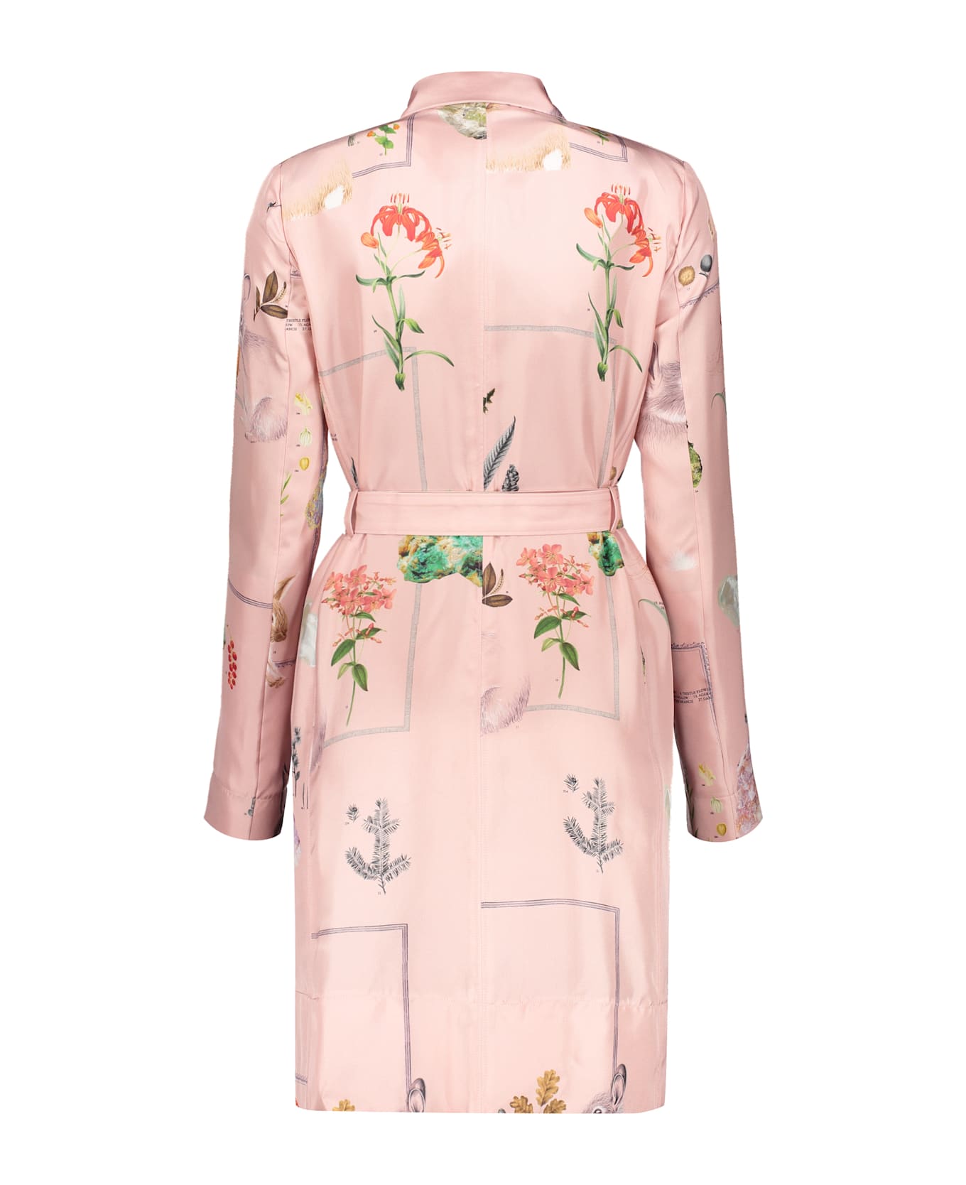 Lanvin Silk Mini Dress - Pink