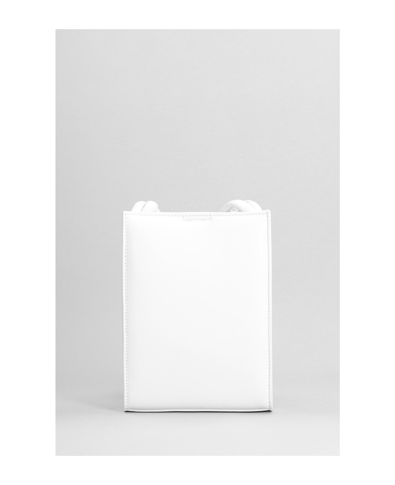 Jil Sander Tangle Sm Shoulder Bag In White Leather - white