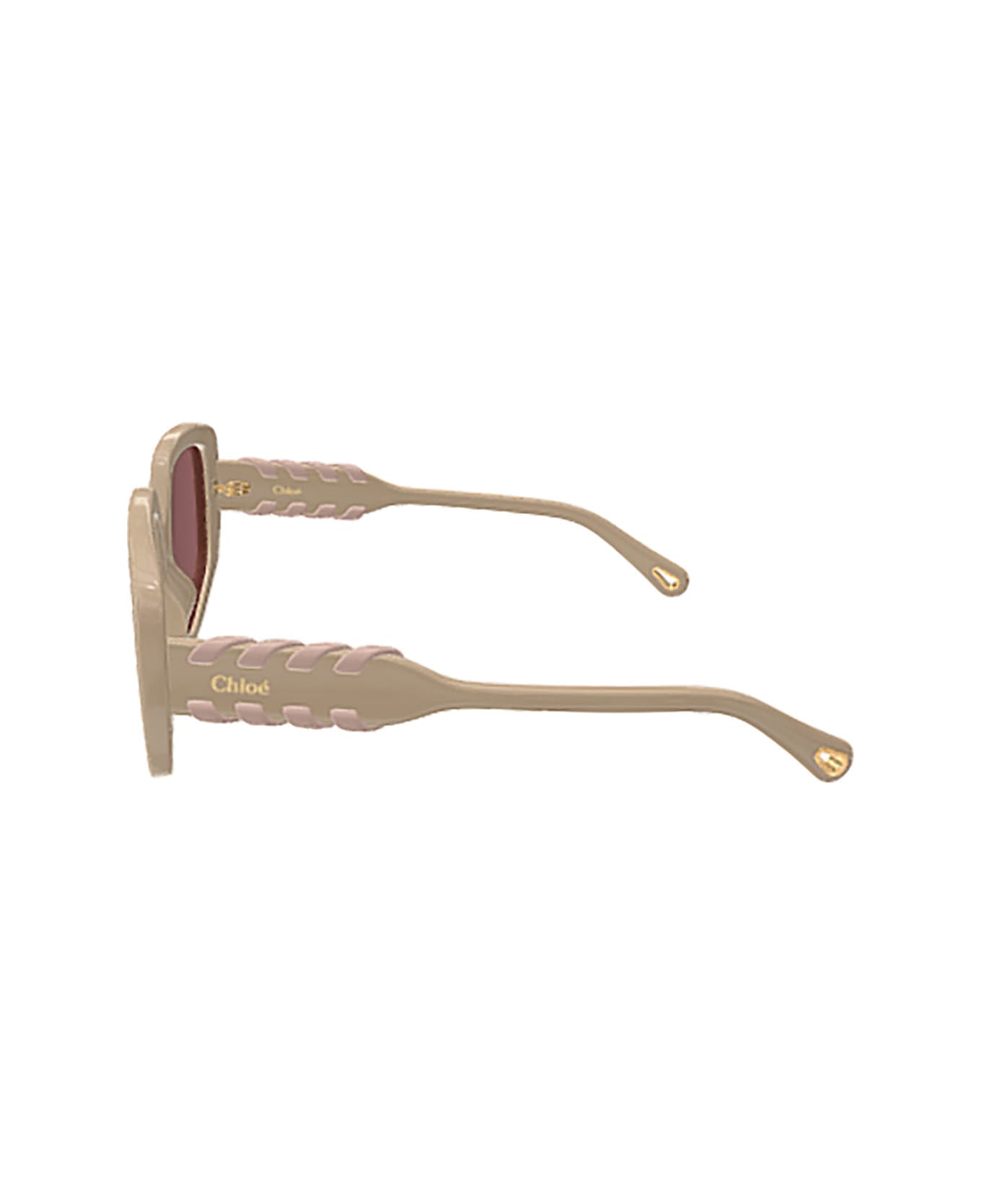 Chloé Eyewear CH0210S Sunglasses - Ivory Ivory Red