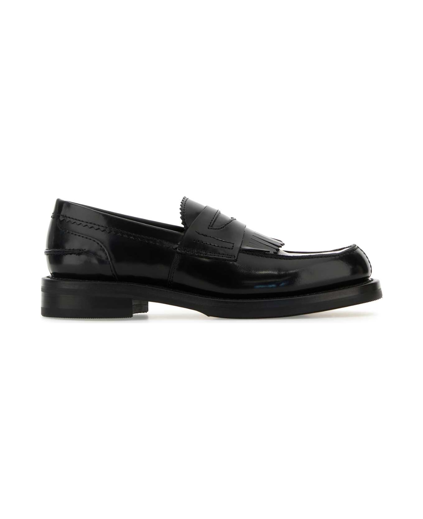 Our Legacy Black Leather Loafers - BLACK