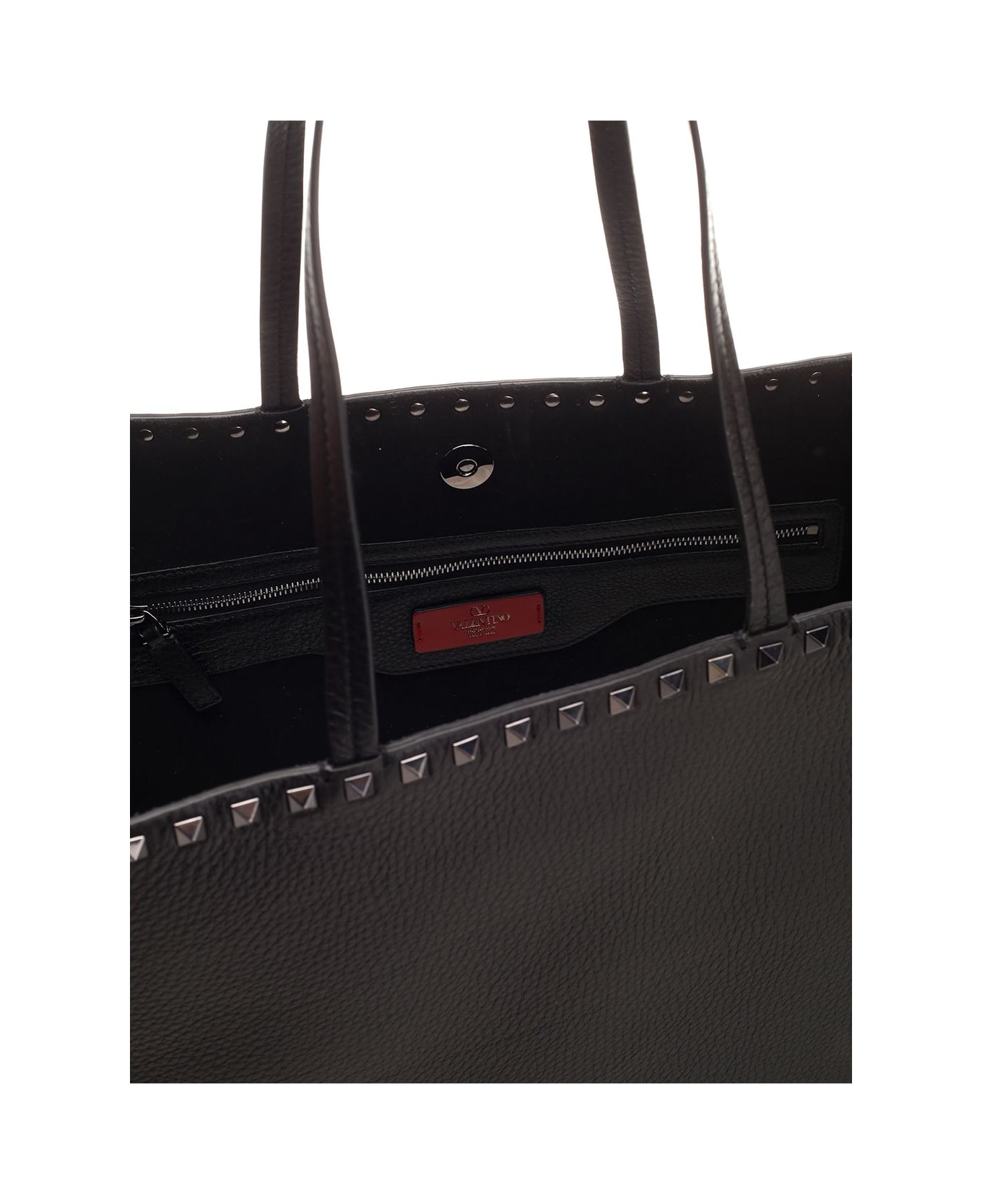 Valentino Garavani 'rockstud' Tote Bag - Black