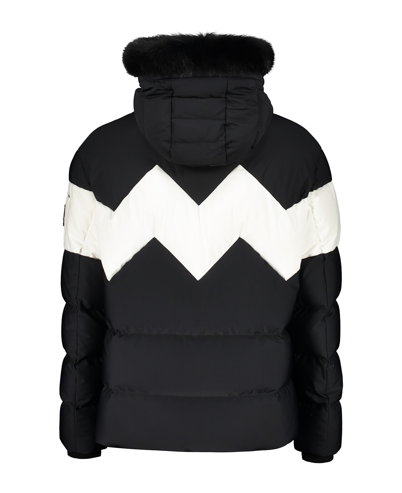 Moose Knuckles Strivers Row Hooded Down Jacket - black