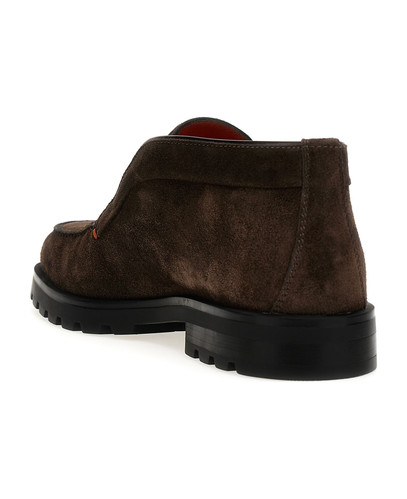 Santoni Suede Boots - Brown