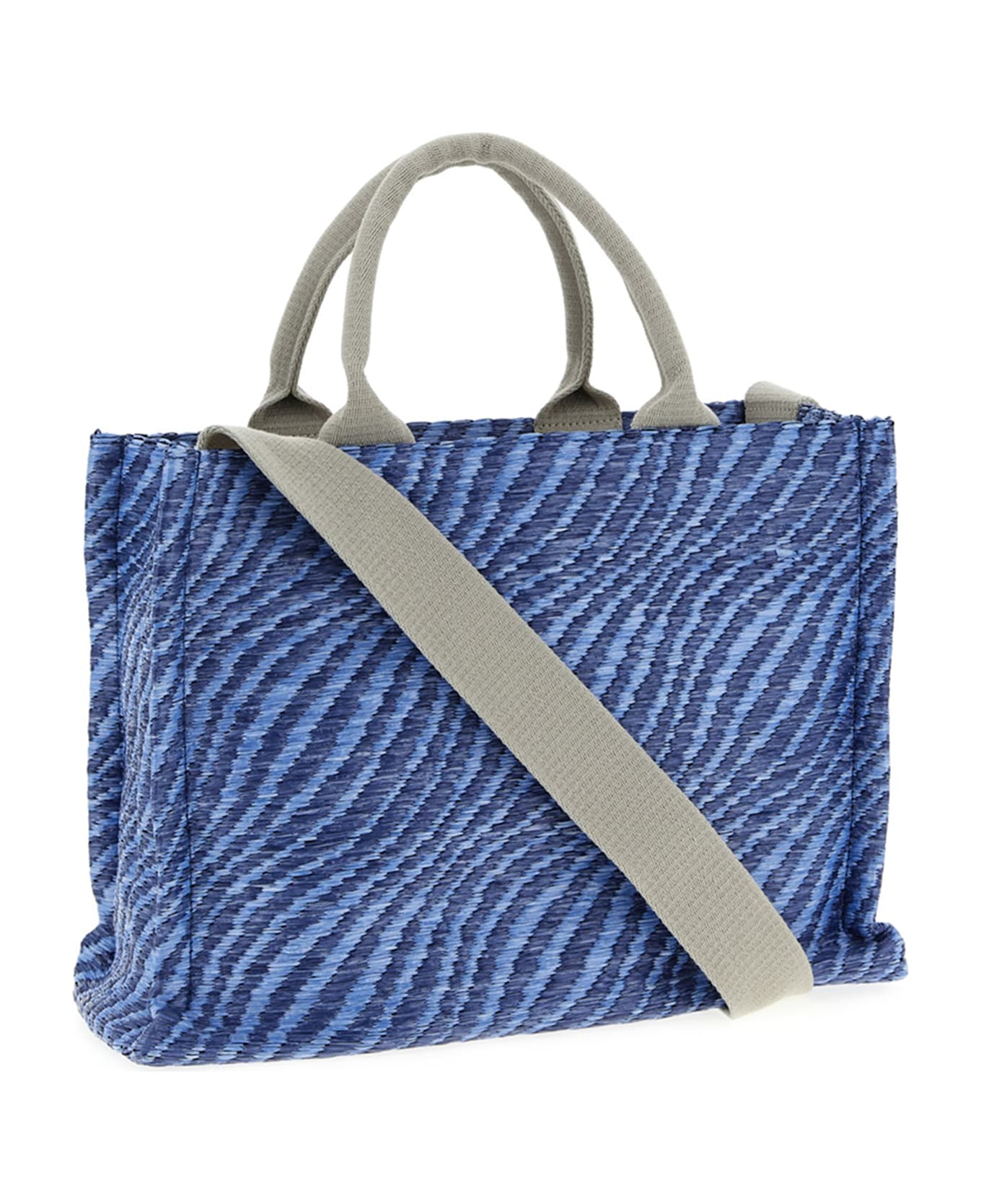 Marni Raffia Handbag - Blue