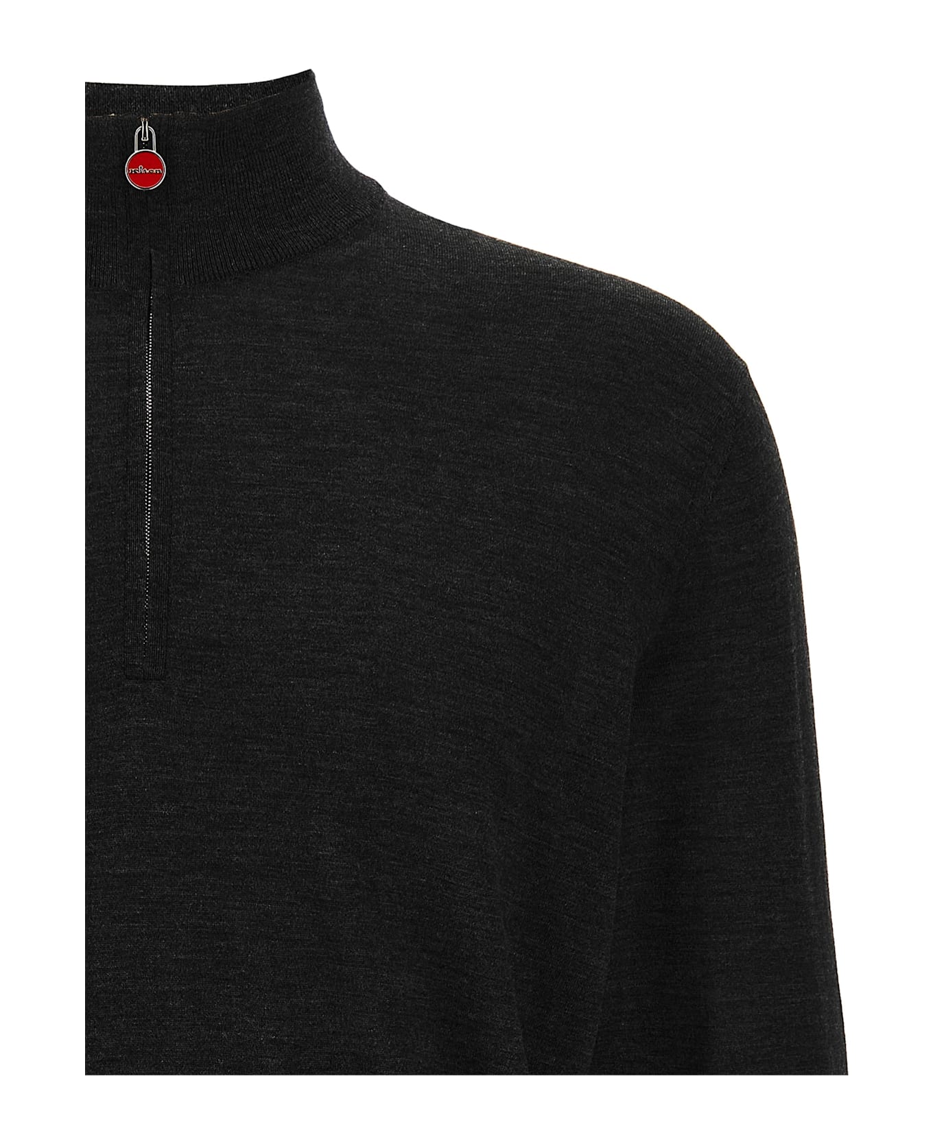 Kiton Half-zip Sweater - Gray