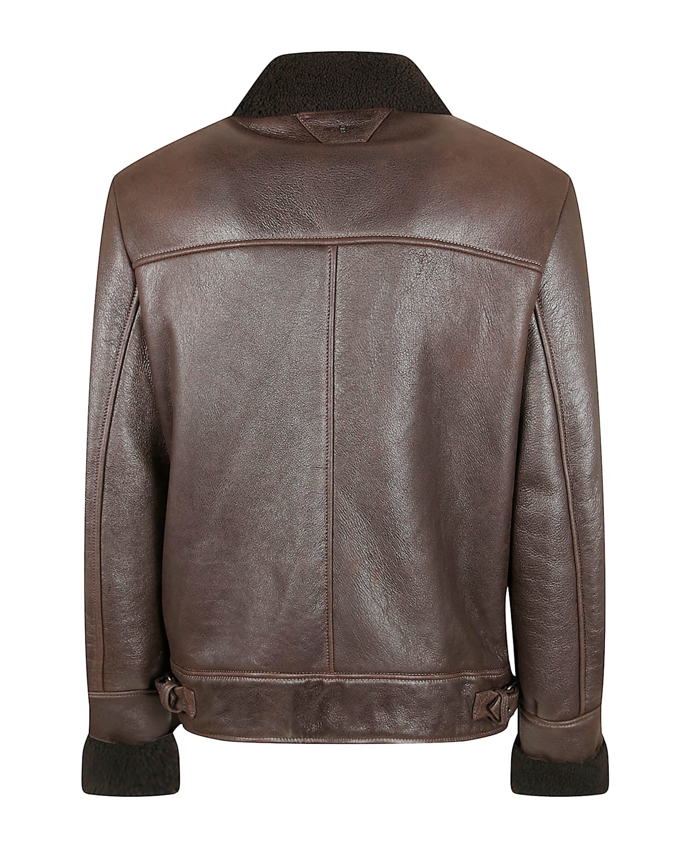 Salvatore Santoro Leather Jacket - Dark Brown