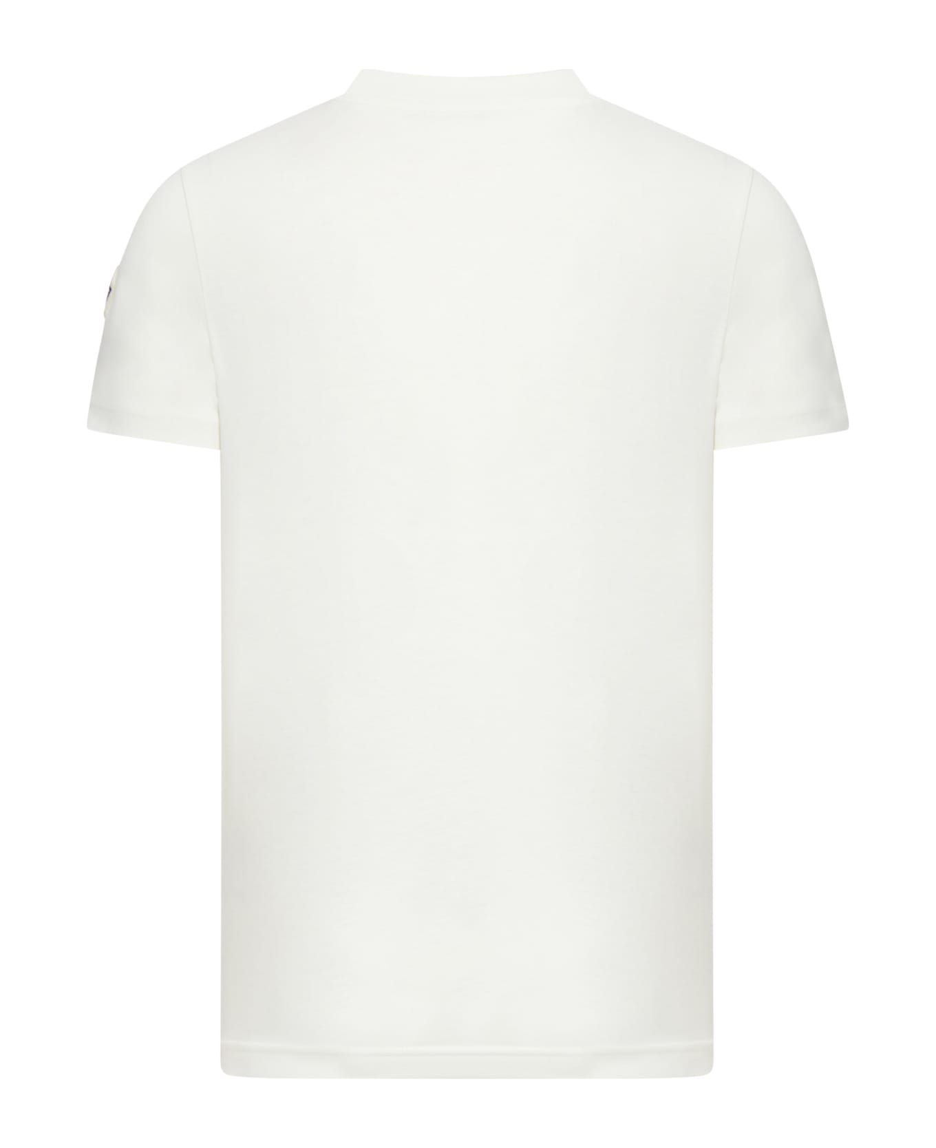 Moncler Ss T-shirt - Natural