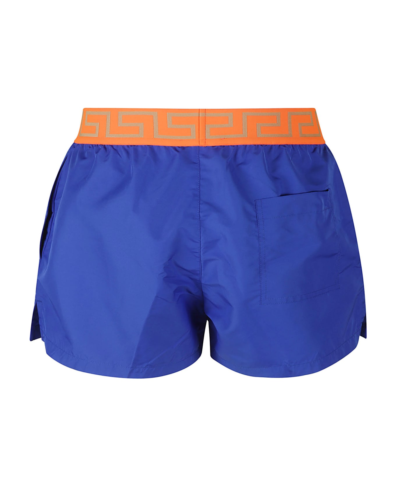 Versace Elastic Logo Waist Swim Shorts - Cobalt ショーツ