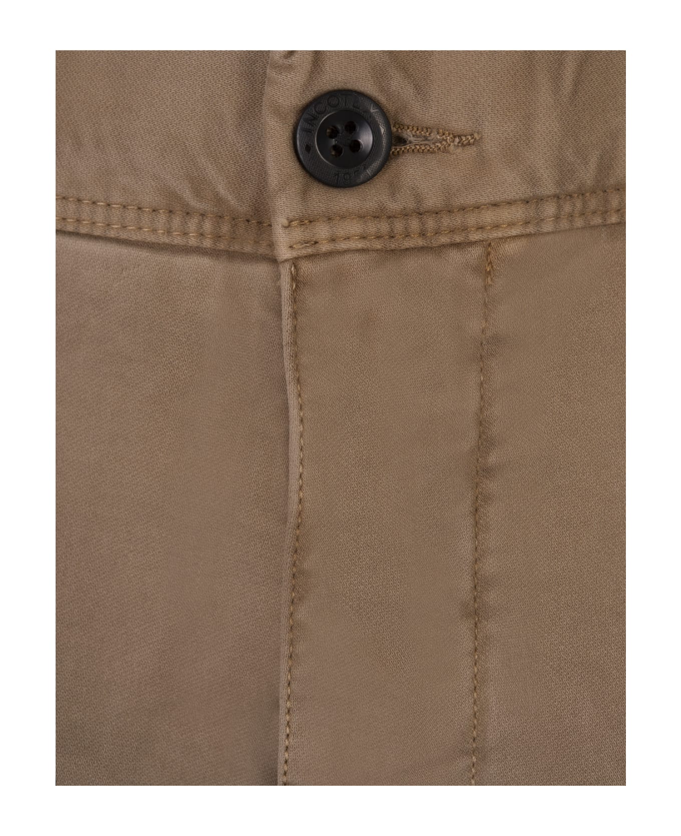 Incotex Caramel Brown Slim Fit Chino Trousers - Brown ボトムス