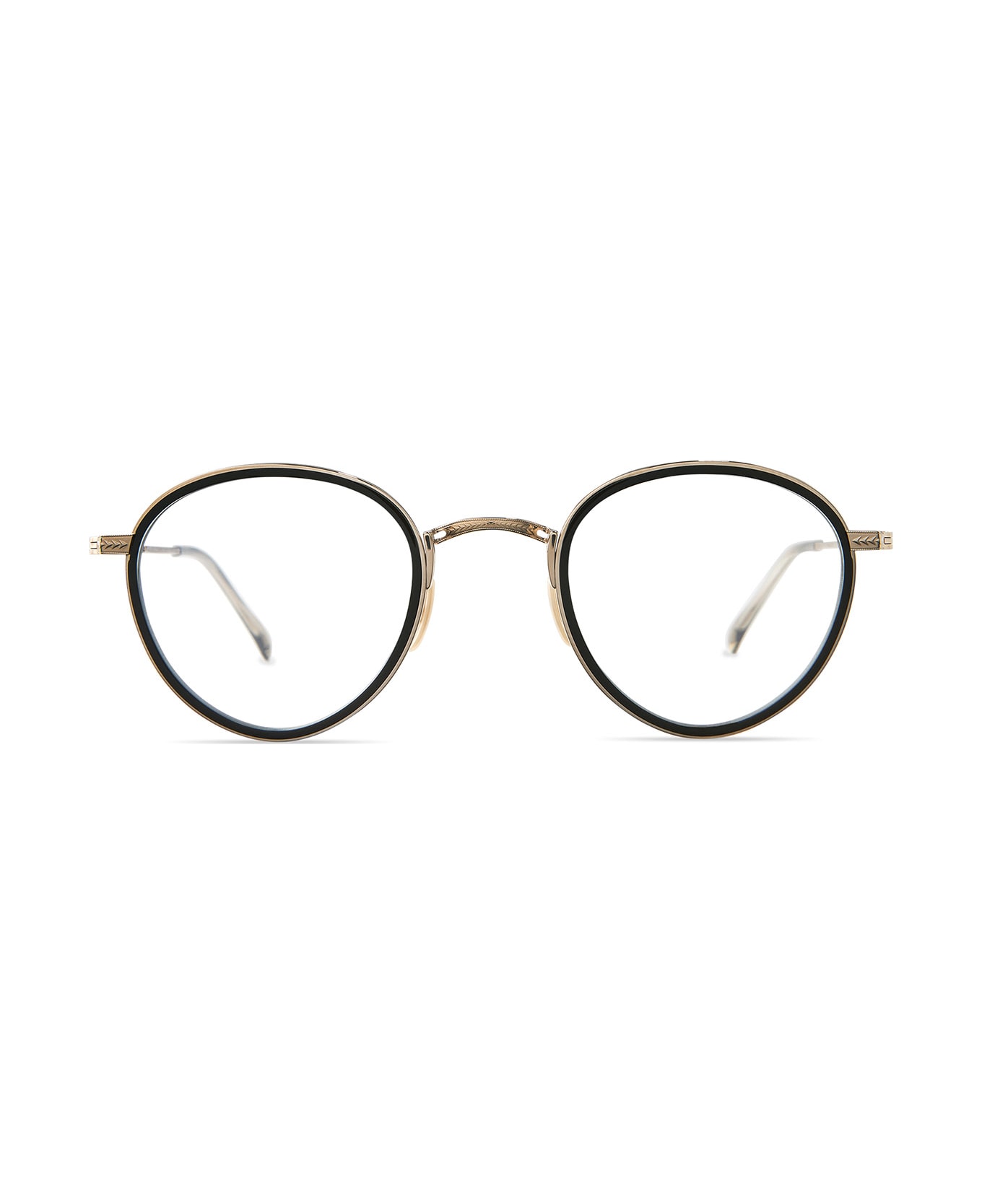 Mr. Leight Bristol C Black-12k White Gold Glasses - Black-12K White Gold