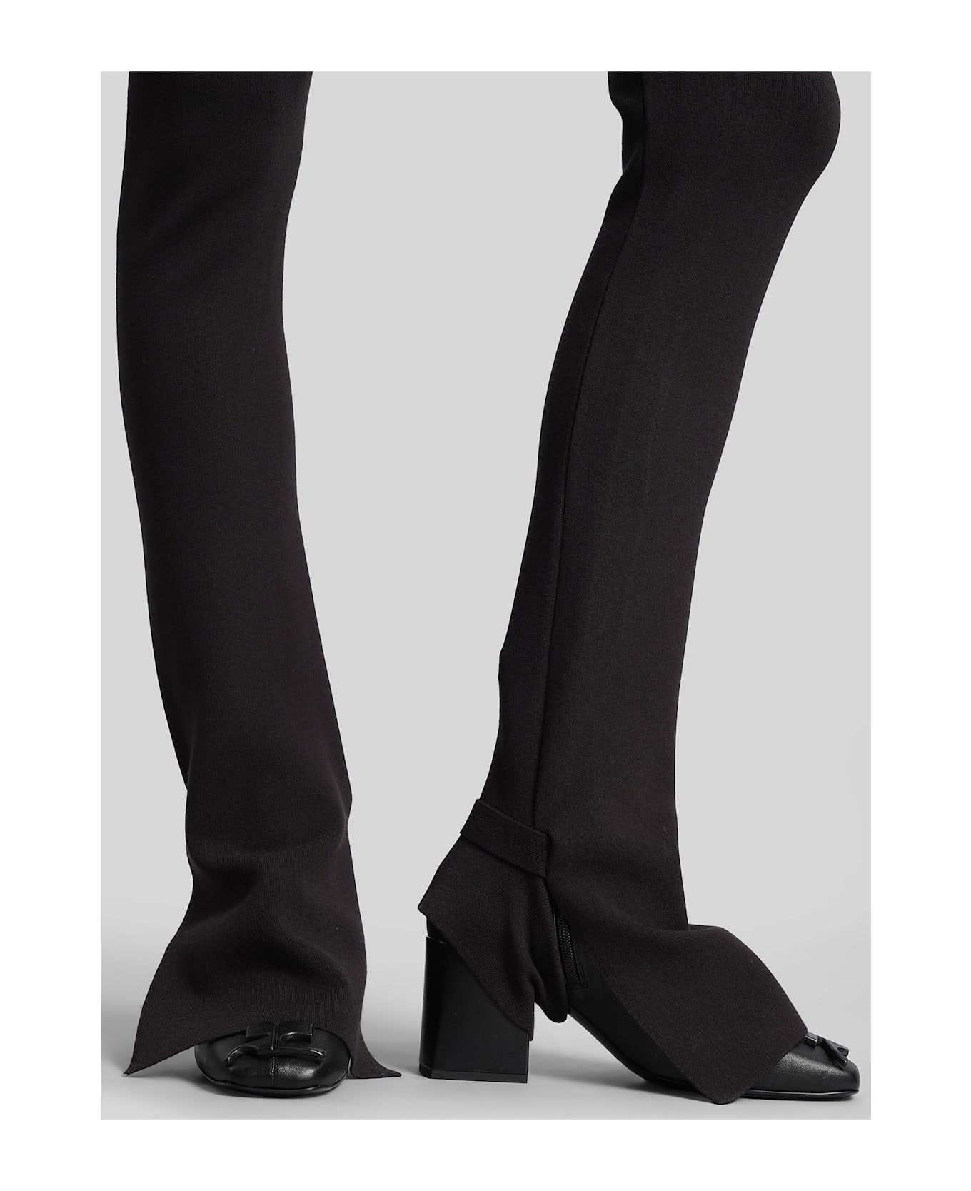 Courrèges Pants In Brown Wool - brown