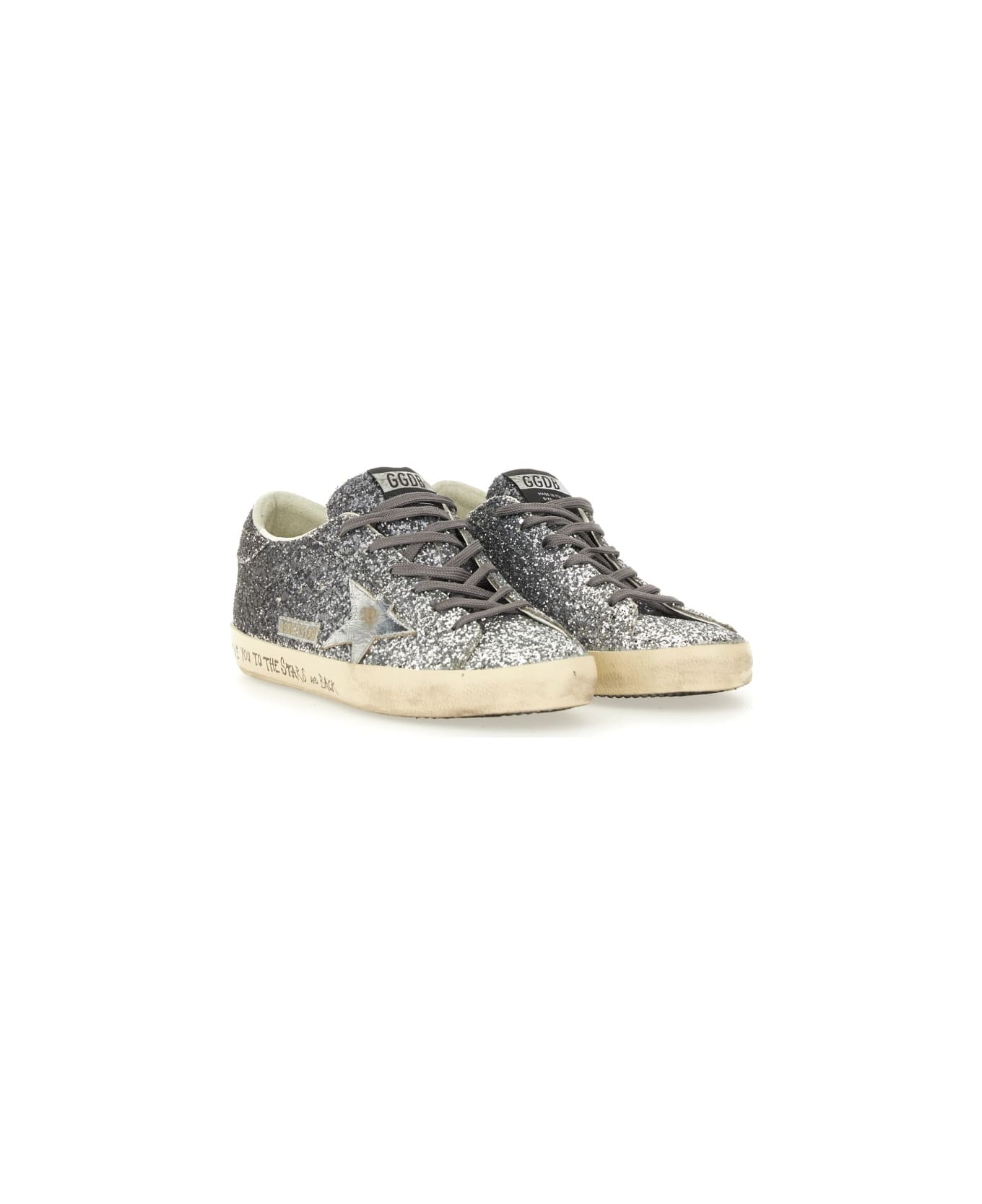 Golden Goose "super-star" Sneaker - SILVER