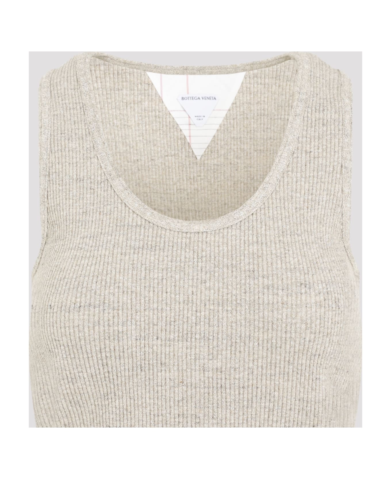 Bottega Veneta Tank Top - Light Beige Melange