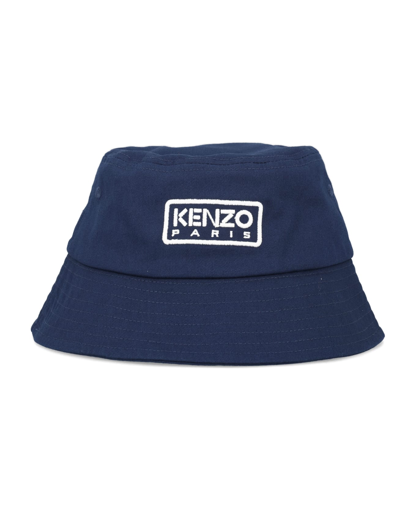 Kenzo Kids Logo Bucket Hat - NAVY