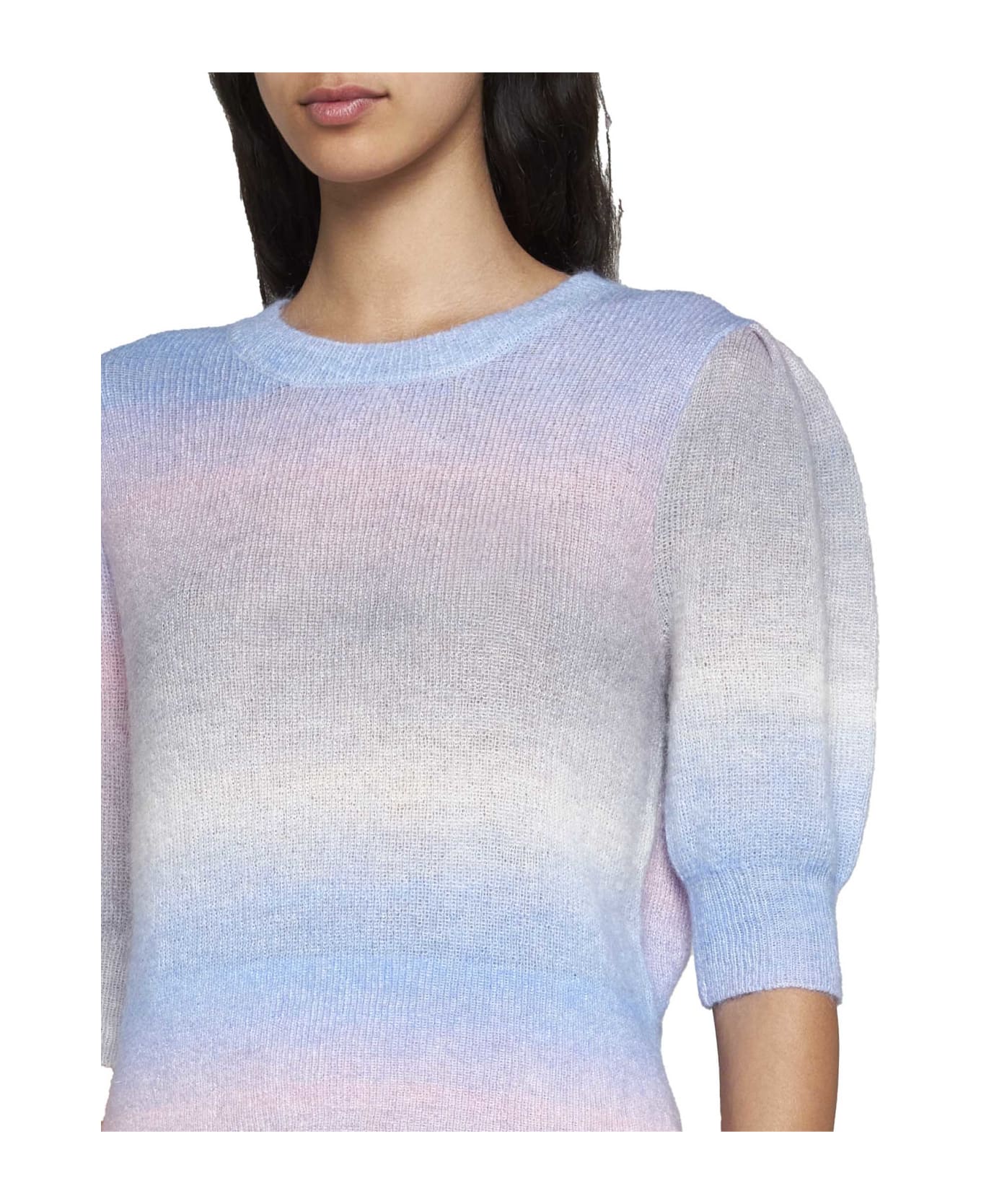 Baum und Pferdgarten Sweater - Gradient blue