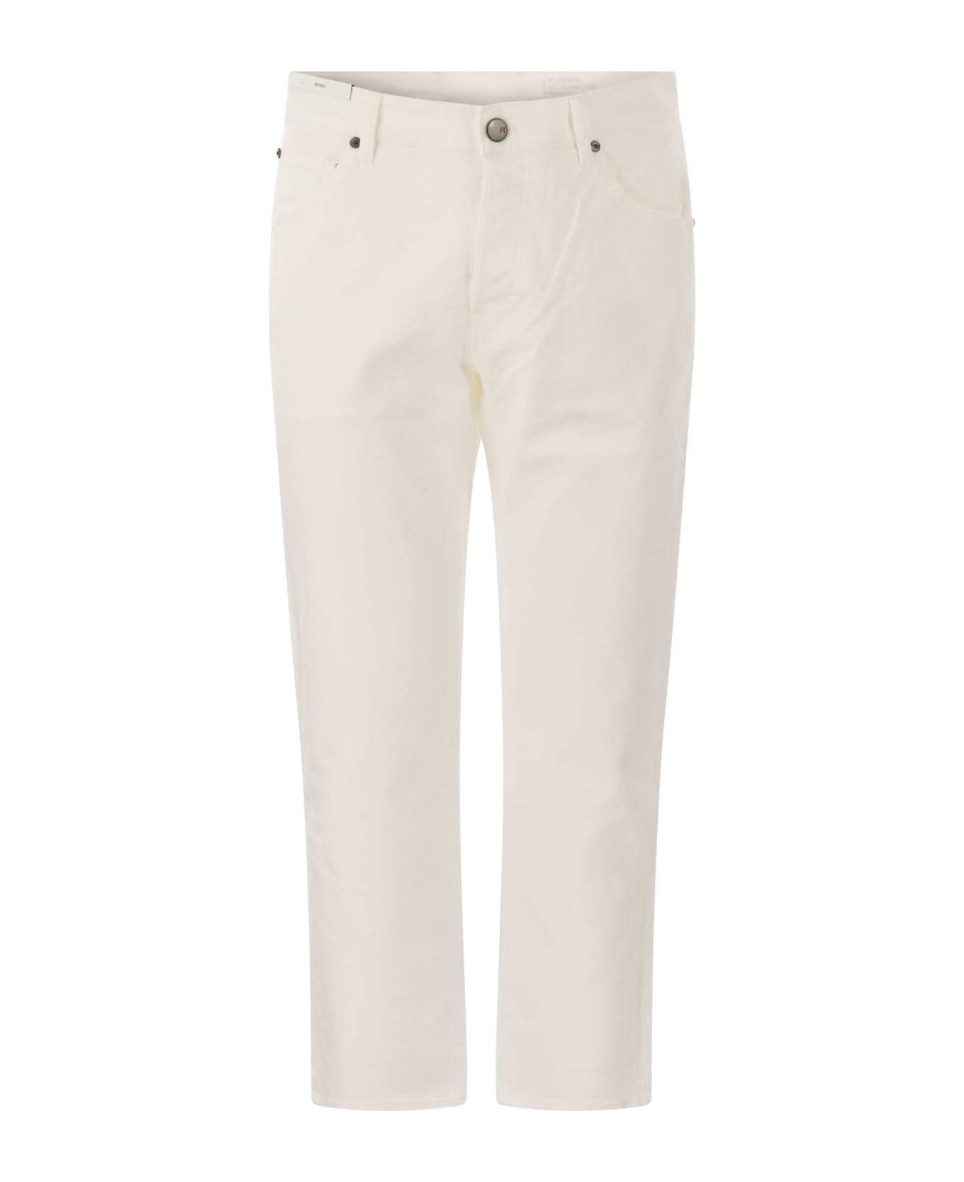 PT Torino Rebel- Straight-leg Jeans - White