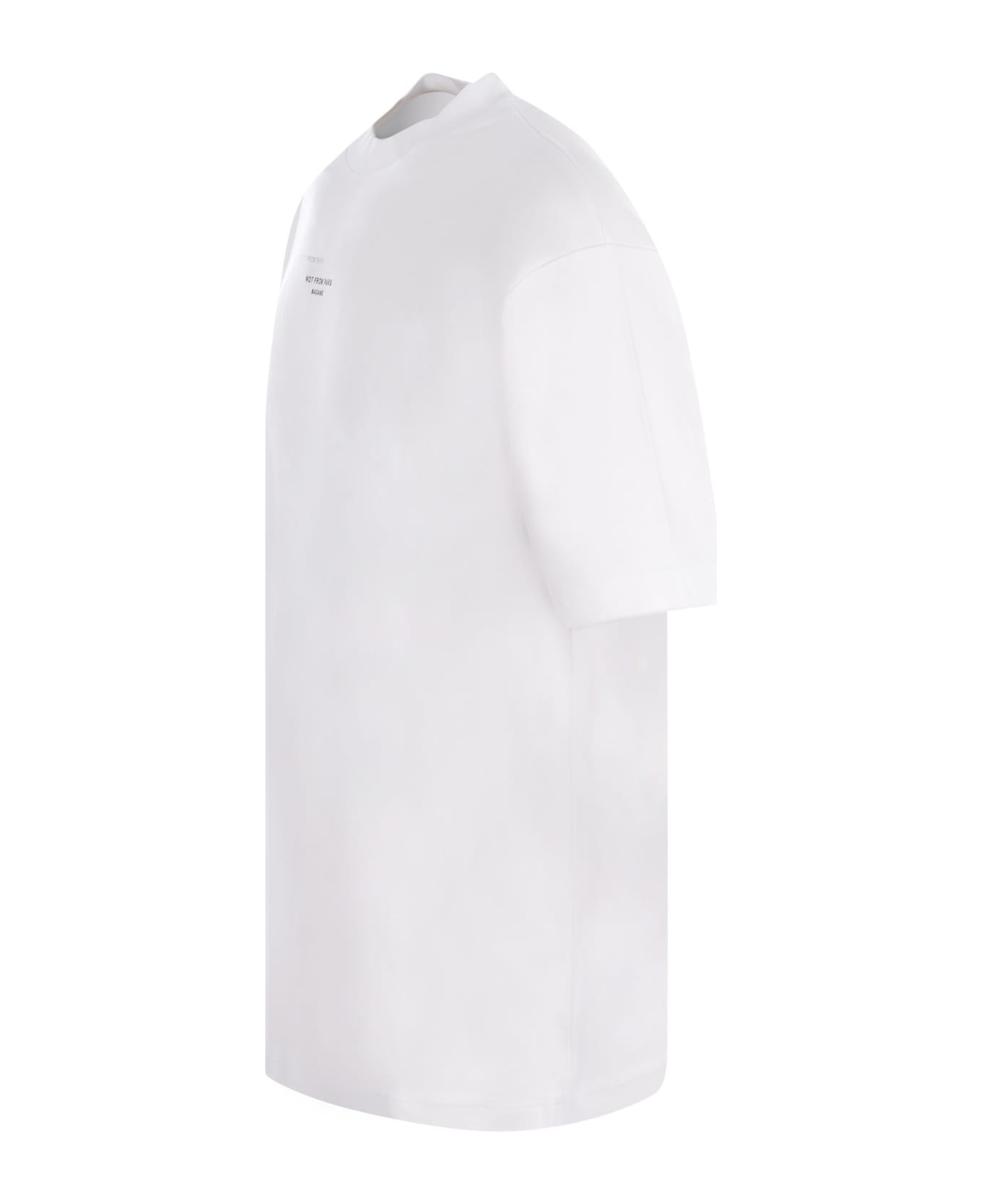 Drôle de Monsieur T-shirt Drole De Monsieur In Cotton - Bianco
