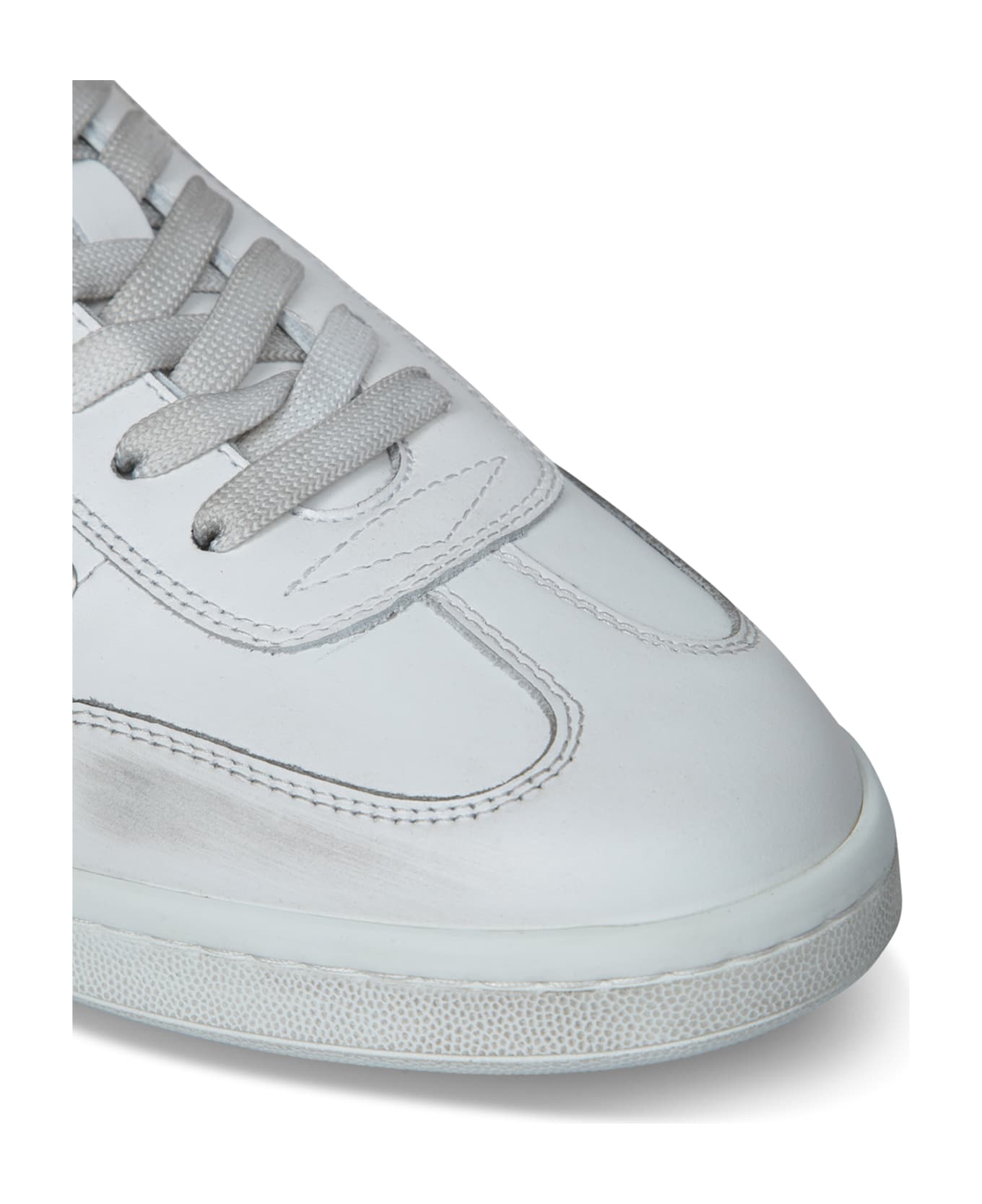 Dsquared2 Black And White Studded Sneakers - White