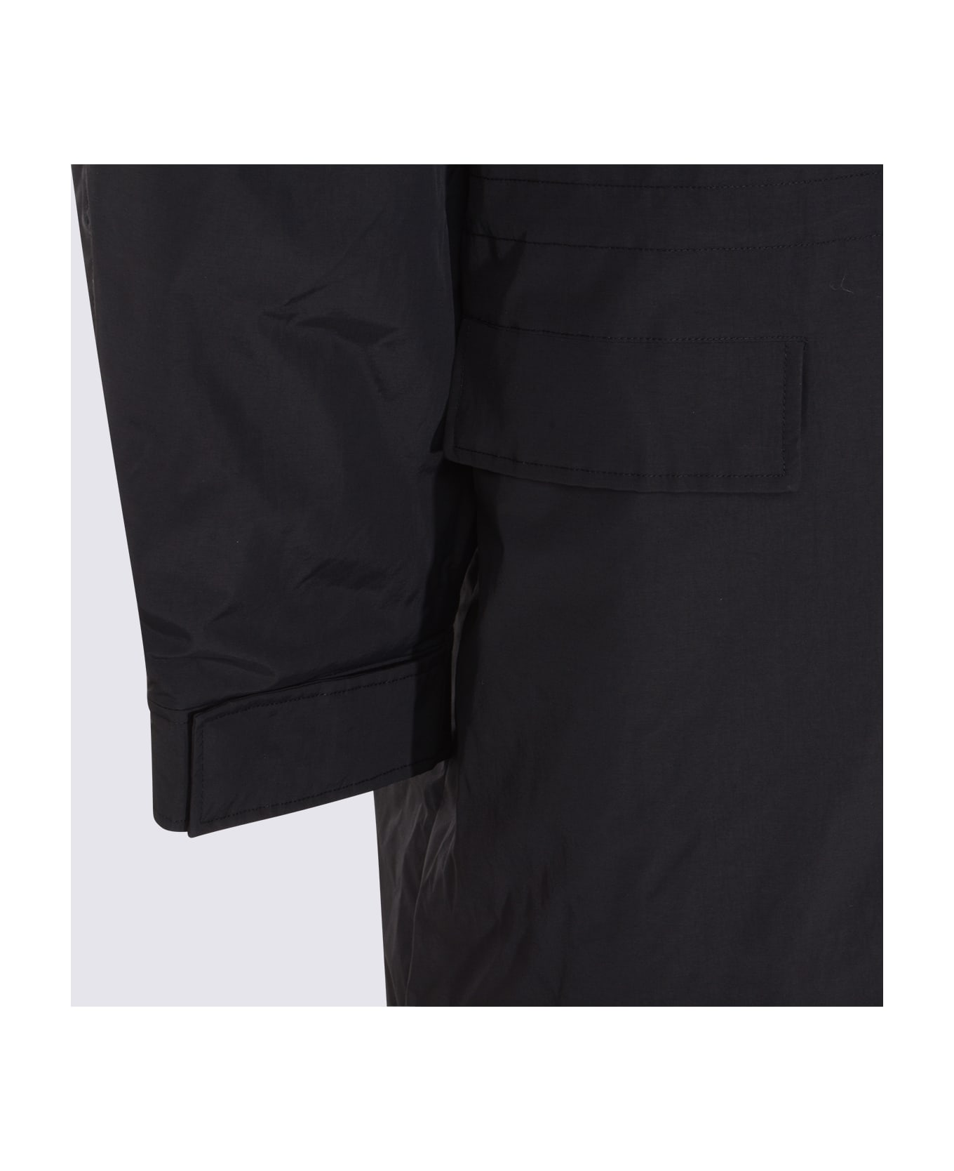 Ganni Black Down Jacket - PHANTOM