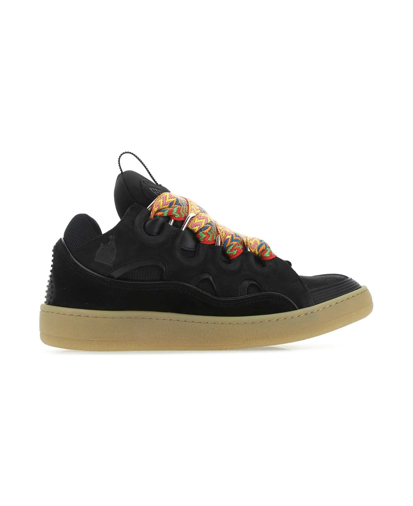 Lanvin Black Curb Sneakers - 10 スニーカー