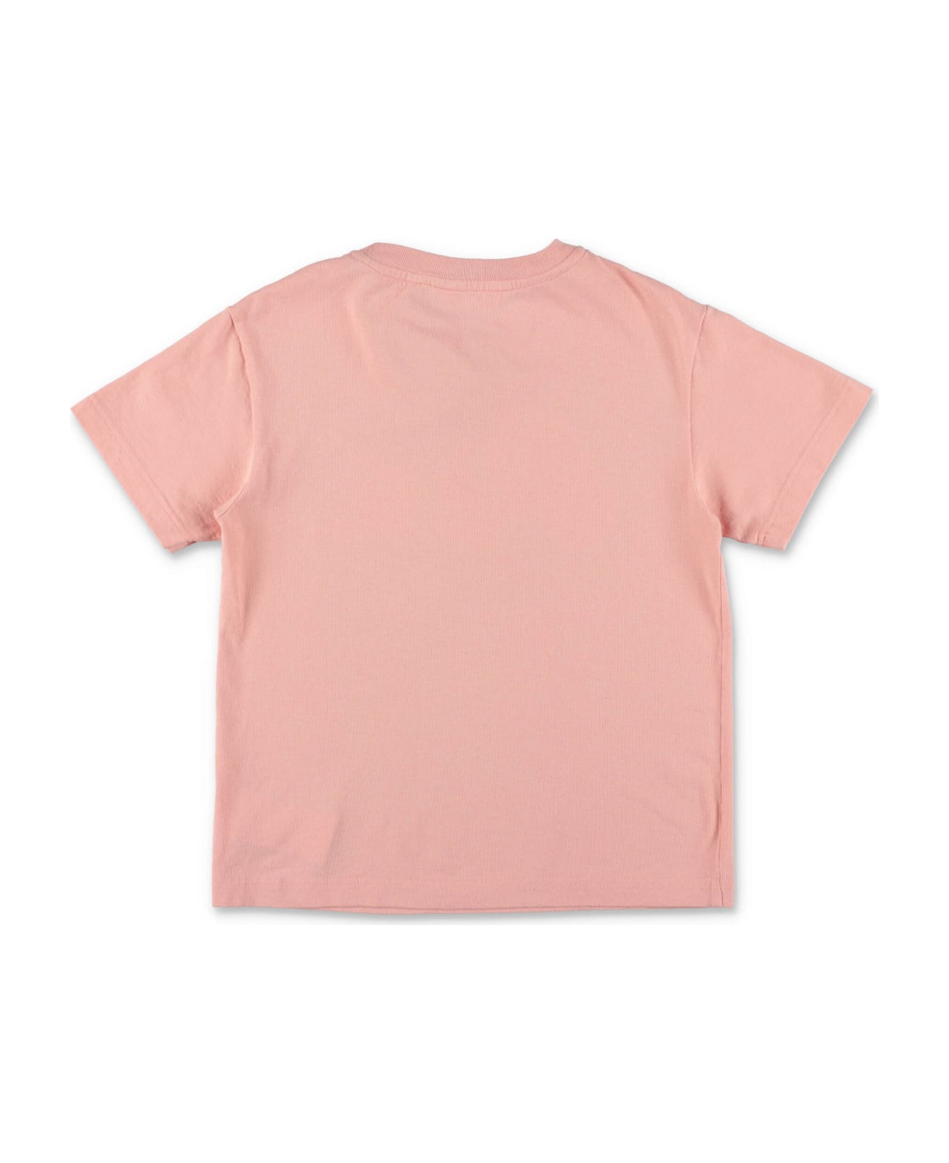 Palm Angels T-shirt Rosa In Jersey Di Cotone Bambina - Rosa Tシャツ＆ポロシャツ