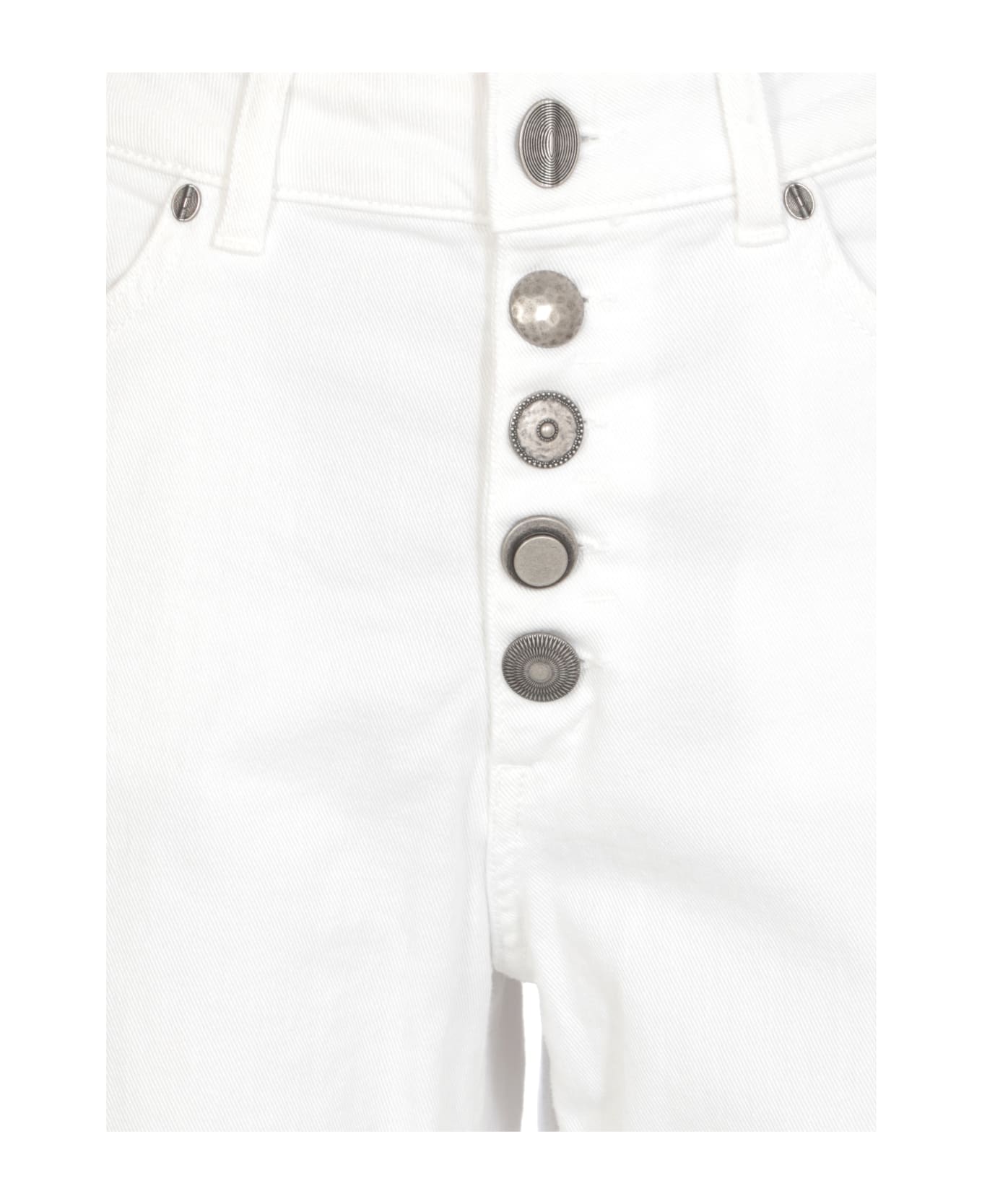 Dondup Koons Gioiello Jeans - White