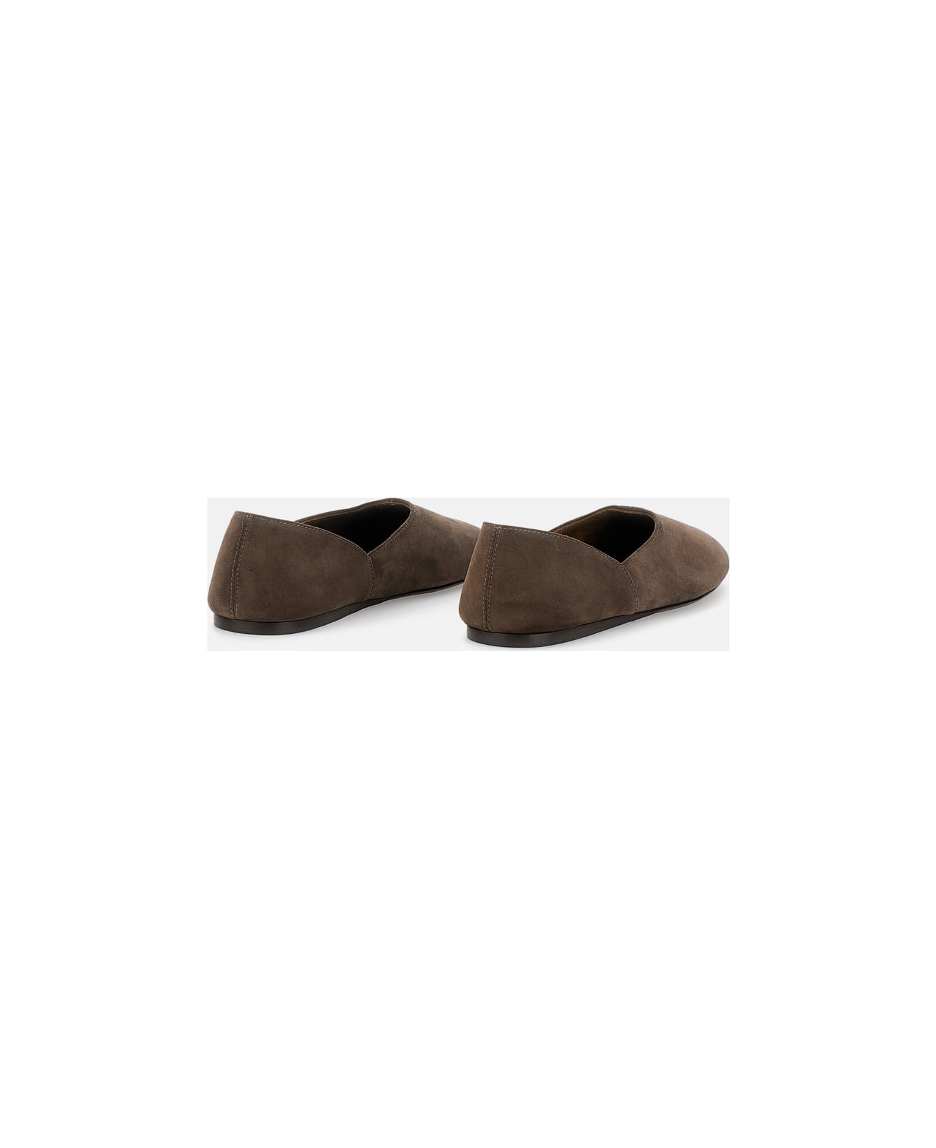 Khaite Jane Flat Ballerina - Brown