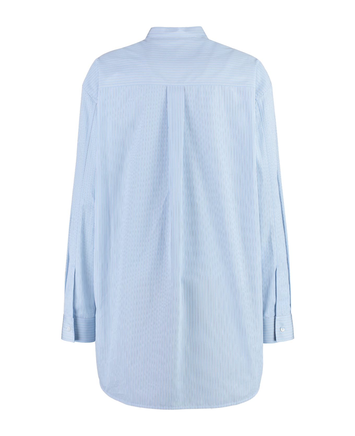 Jil Sander Cotton Poplin Shirt - Light Blue