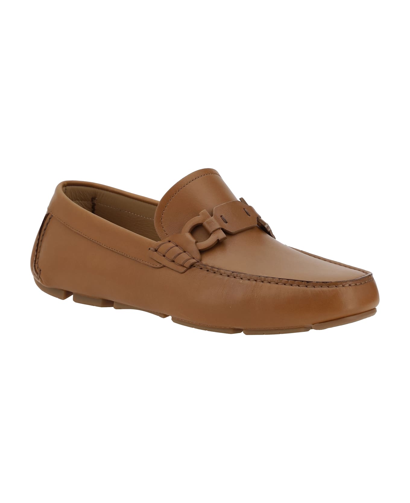 Ferragamo Ornament Driver Loafers