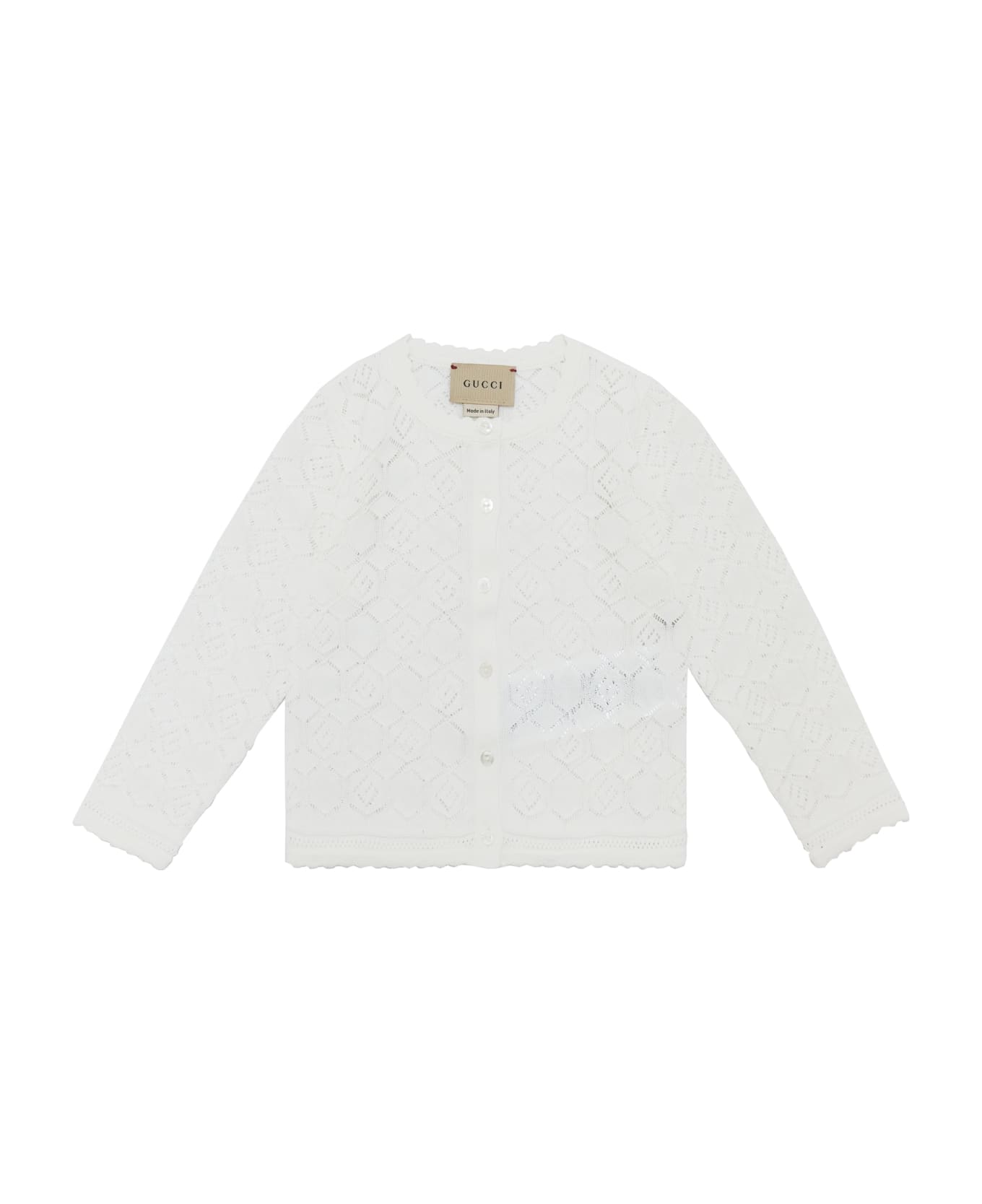 Gucci Embroidered Sweater - White